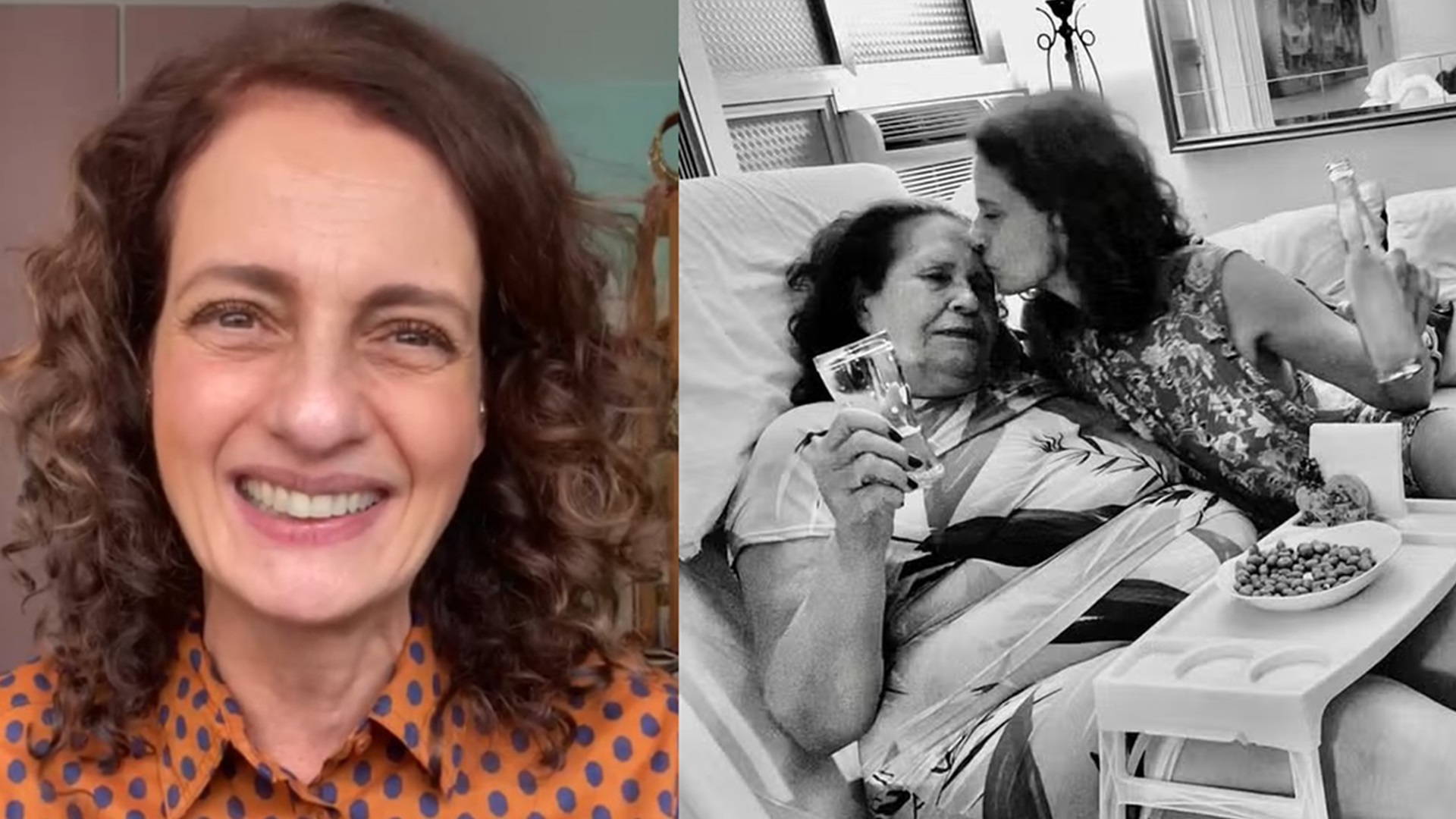 Denise Fraga  abre o coração em carta de despedida após morte da mãe: ‘Muita saudade’
