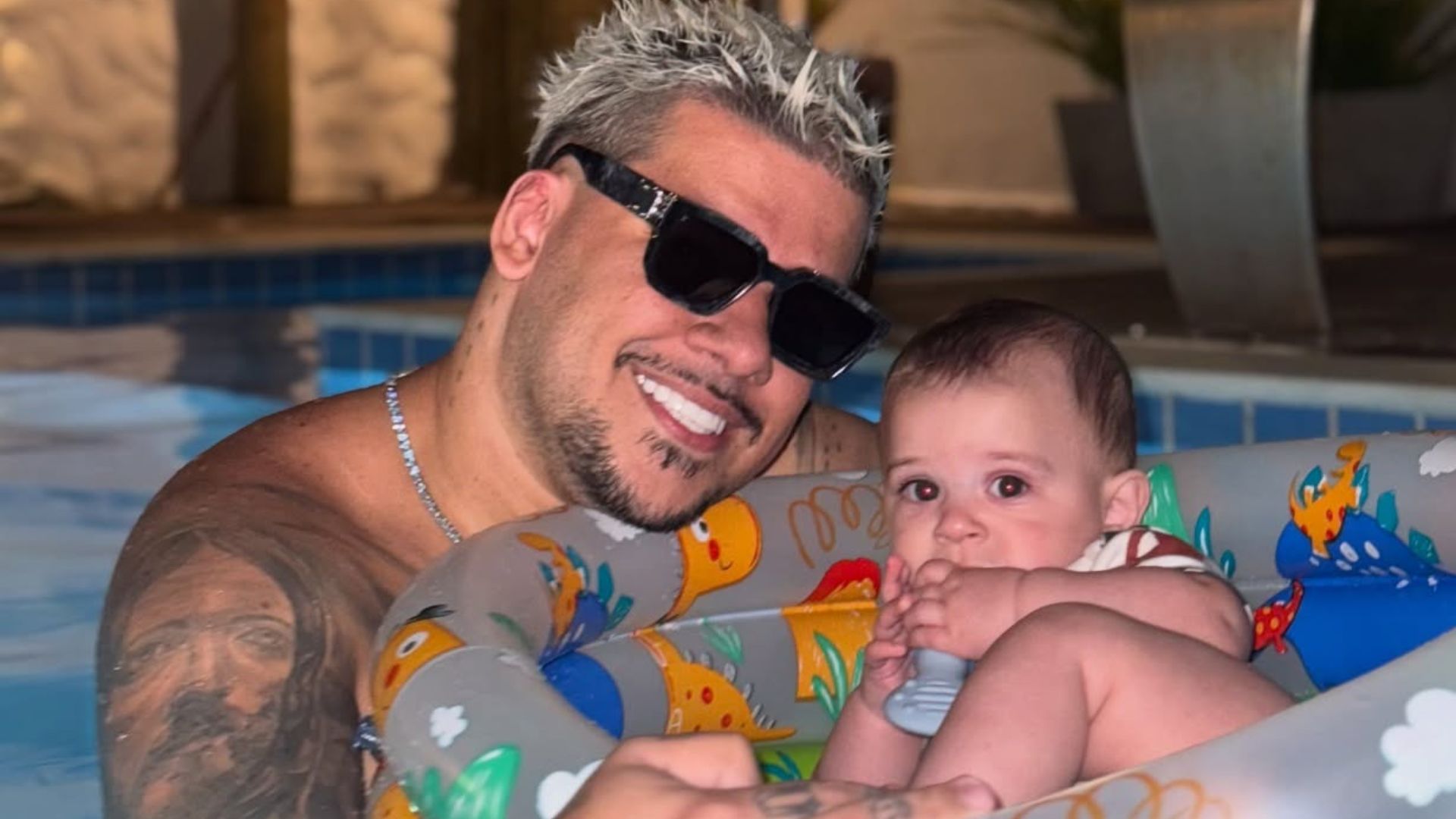 DJ Buarque se declara para o filho em meio à briga com Bia Miranda