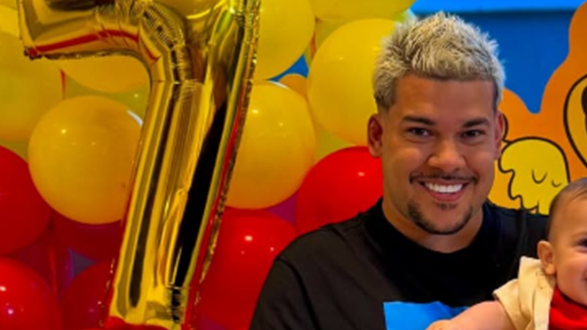 DJ Buarque celebra mesversario do filho com Bia Miranda: ‘O que vale é meu amor por você’