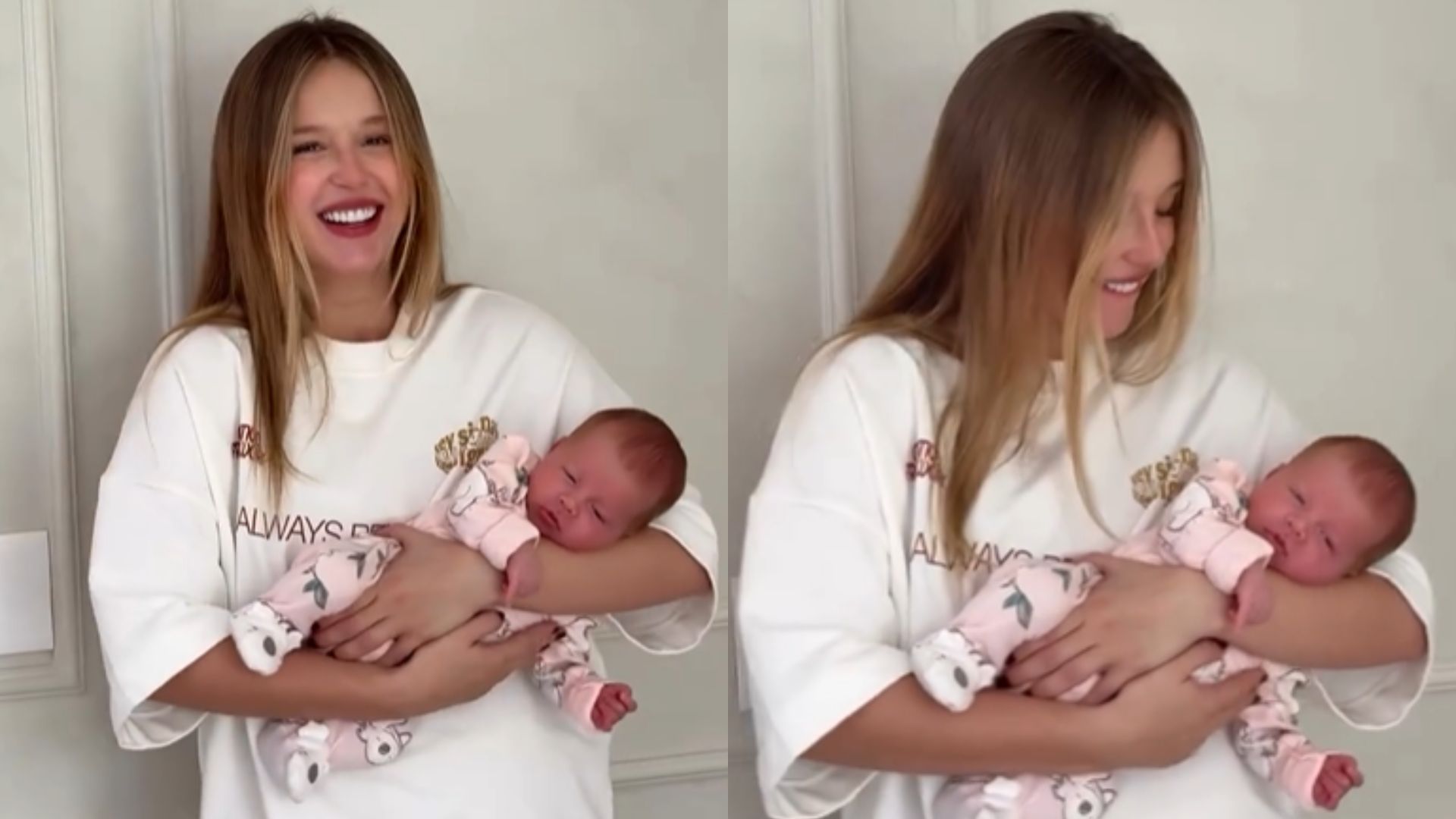 Duda Reis surge radiante ao curtir companhia da filha, Aurora