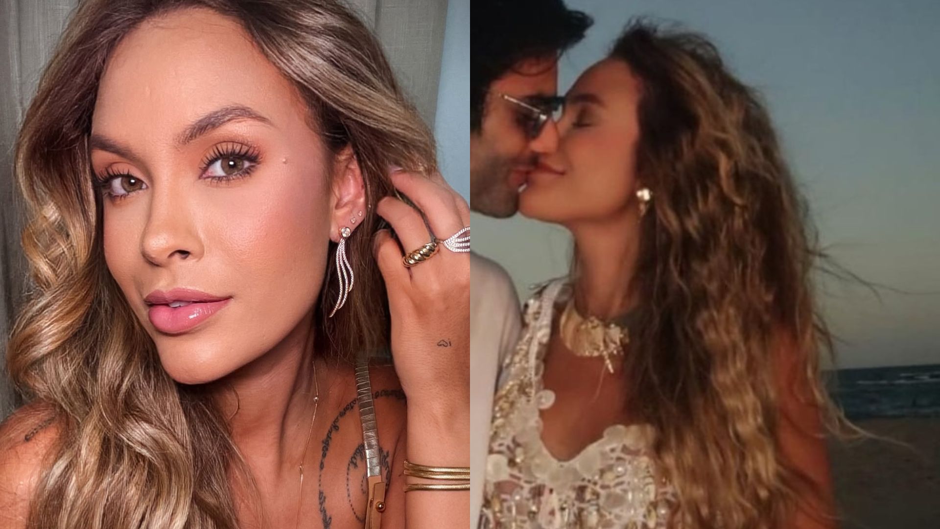 Ex-BBB Sarah Andrade posta primeira foto com o novo namorado