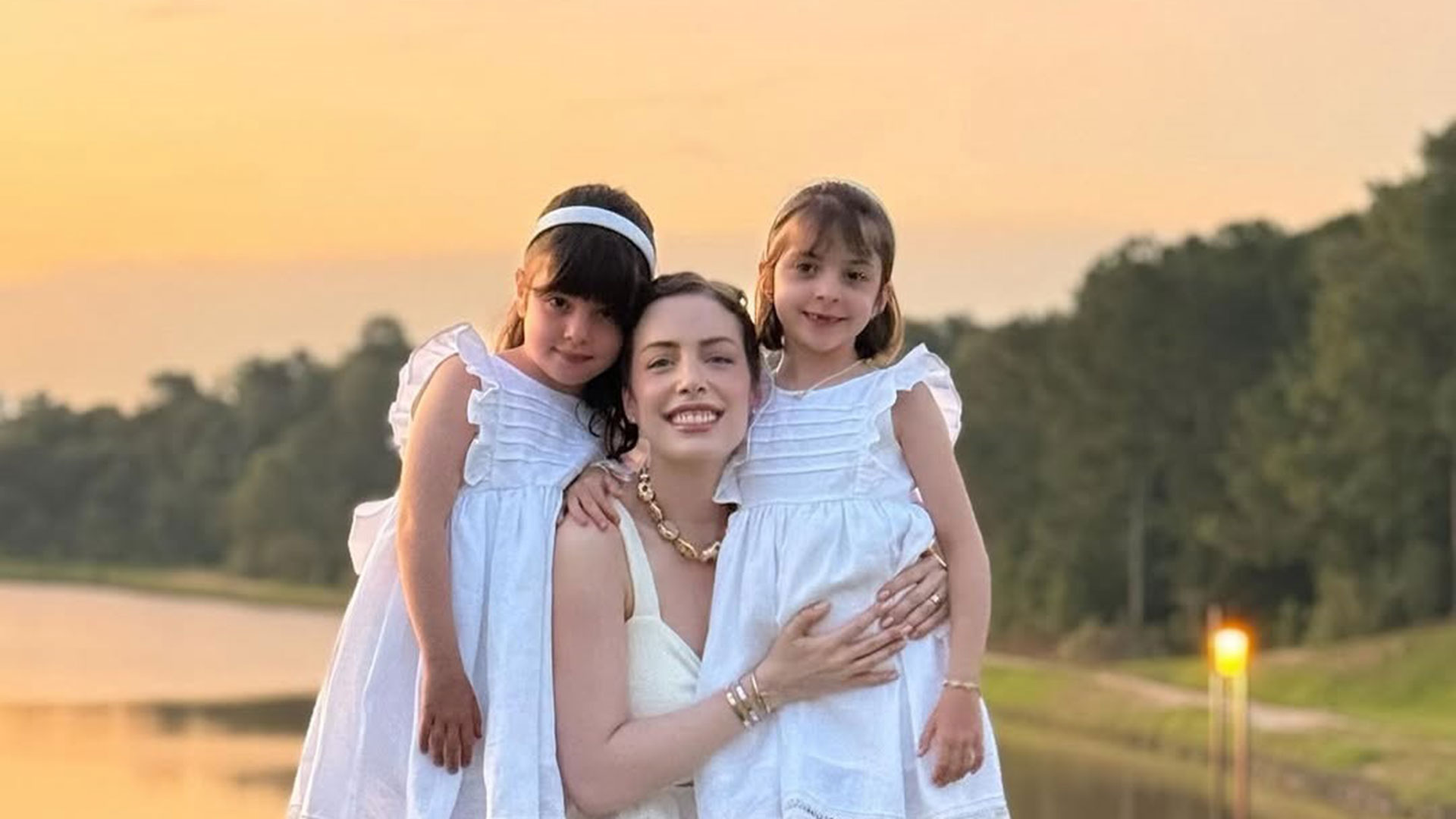 Fabiana Justus relembra momento especial com as filhas