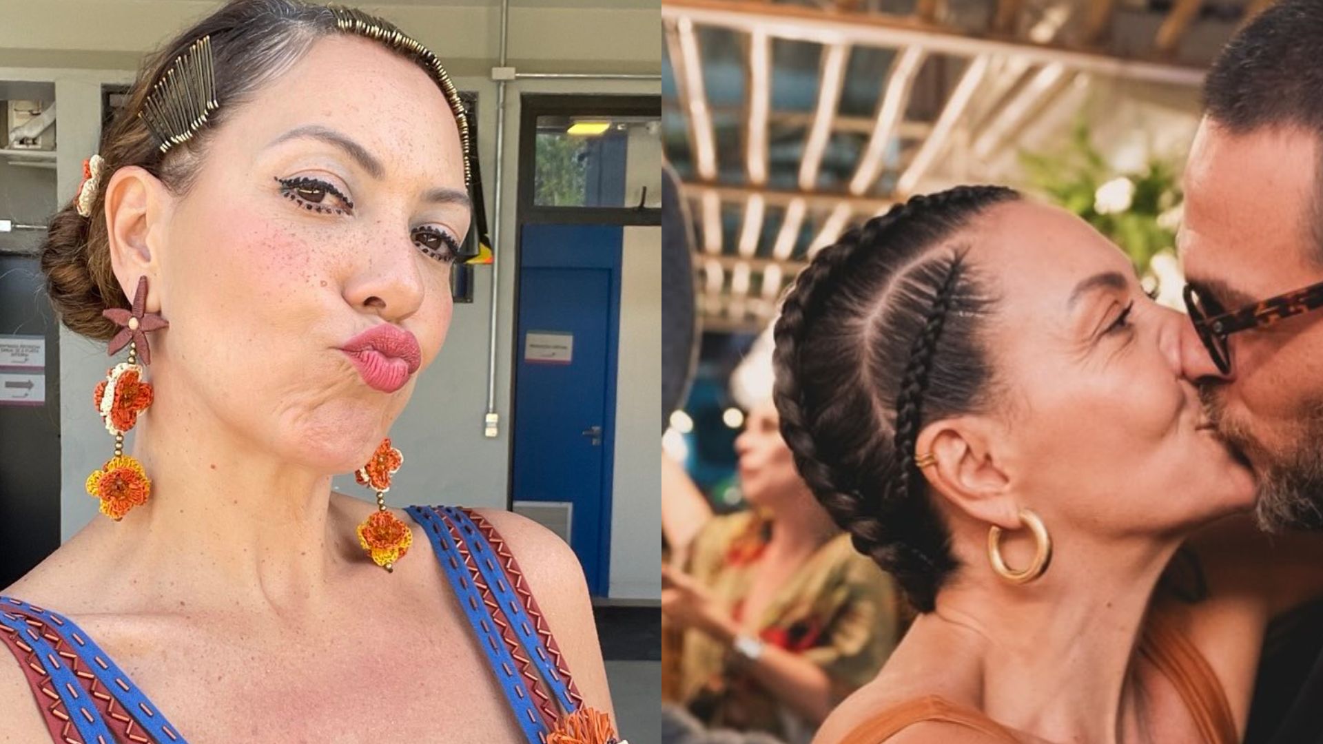 Fabiula Nascimento surge agarradinha com o marido: ‘Meu amorzão’