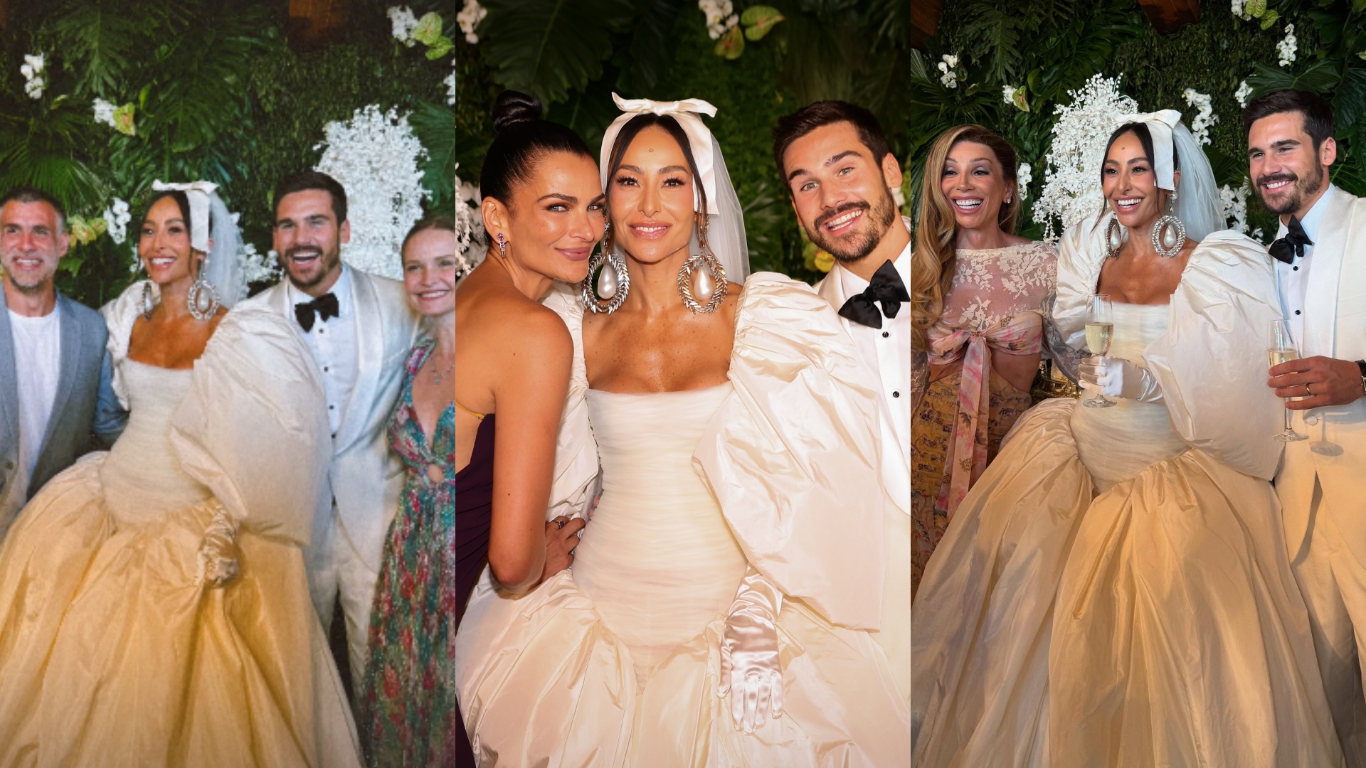 Famosos marcam presença no casamento de Sabrina Sato e Nicolas Prattes