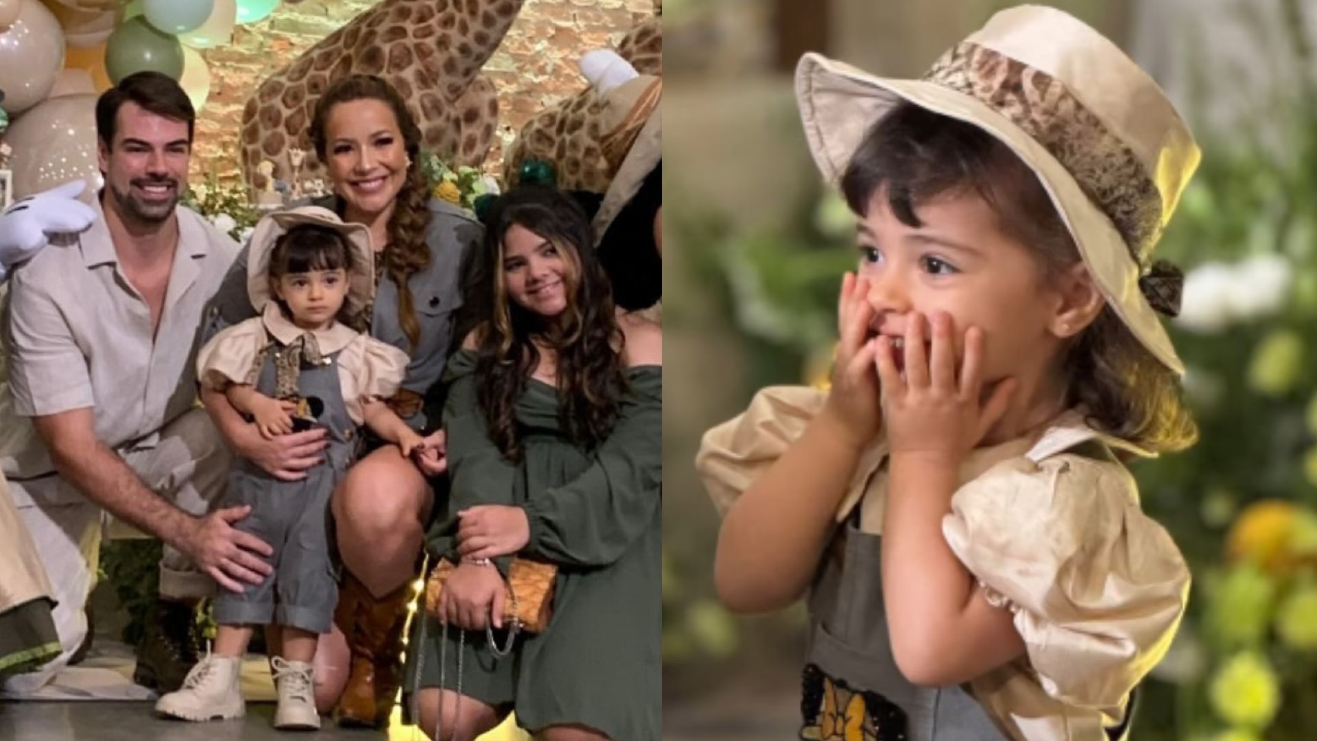 Renata Dominguez celebra aniversário de 2 anos da filha com festa temática