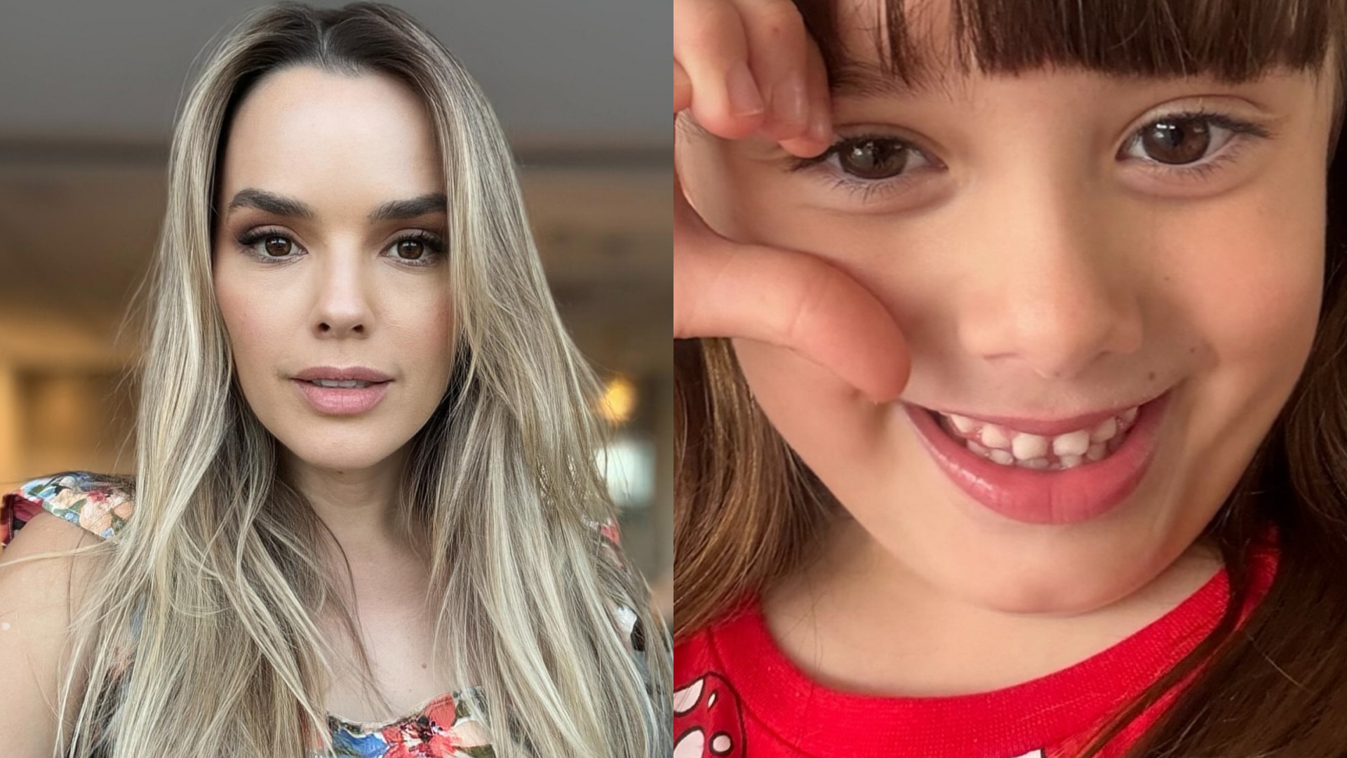 Filha de Thaeme encanta ao surgir com novo visual: ‘Tá amando’