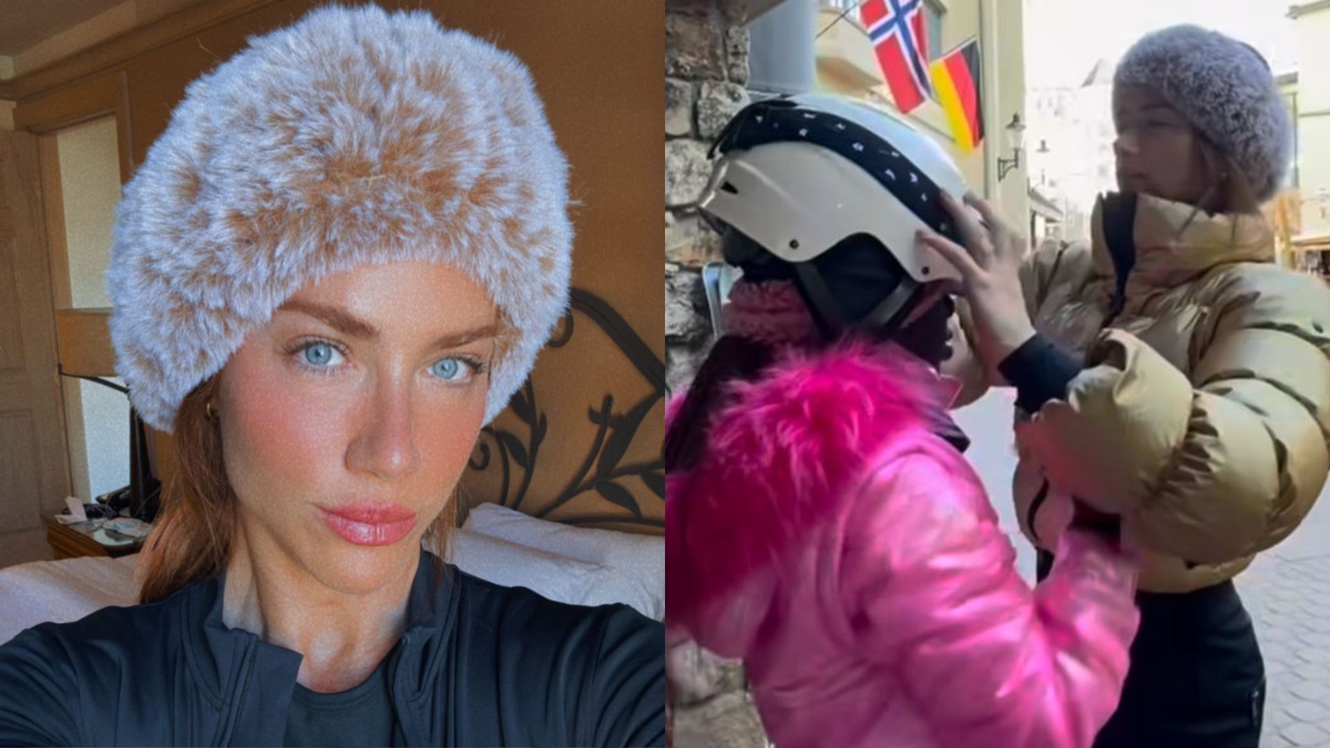 Giovanna Ewbank se diverte em dia de esqui com a família: “Caos”