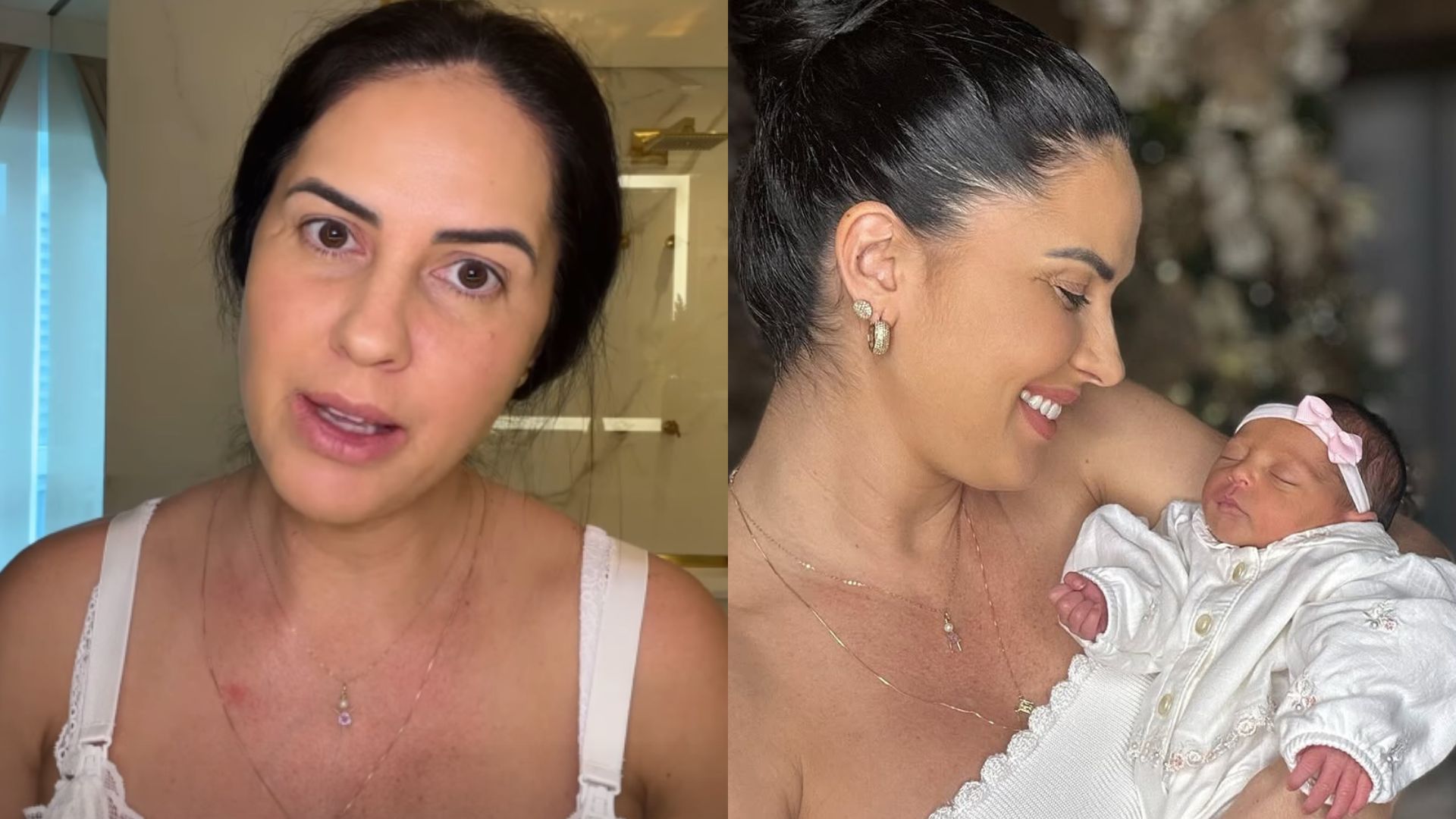 Graciele Lacerda reflete sobre desafios e experiência da amamentação: ‘É sofrido’