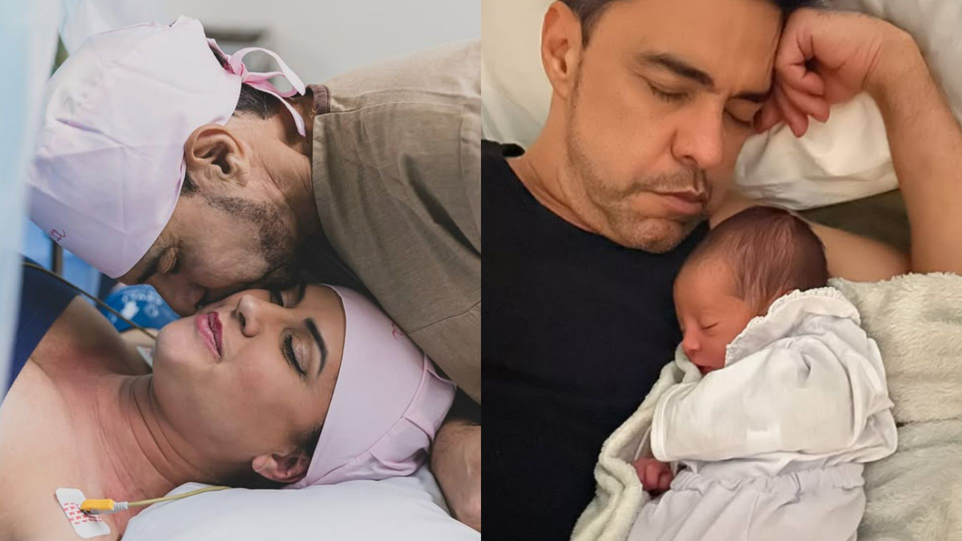 Graciele Lacerda elogia postura de Zezé Di Camargo após nascimento de Clara: “Lindo de ver”