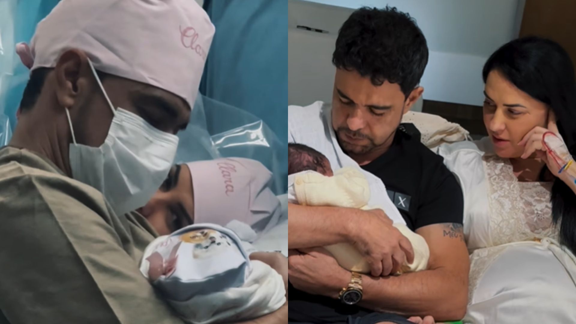 Graciele Lacerda resgata vídeo emocionante do nascimento da filha, Clara