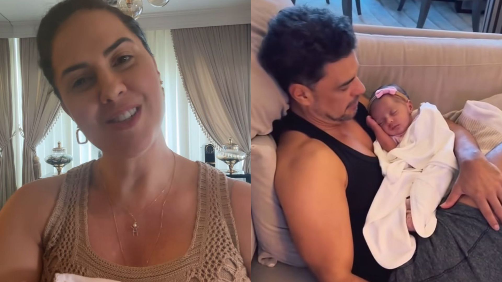 Graciele Lacerda detalha atual fase do casamento com Zezé após nascimento da filha