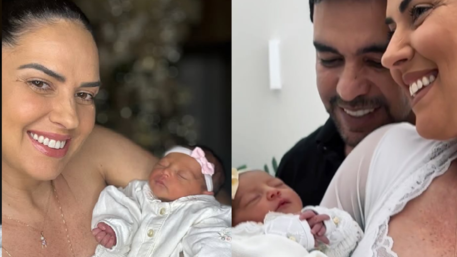 Graciele Lacerda celebra primeiro mês de sua filha com Zezé Di Camargo: ‘Princesa’