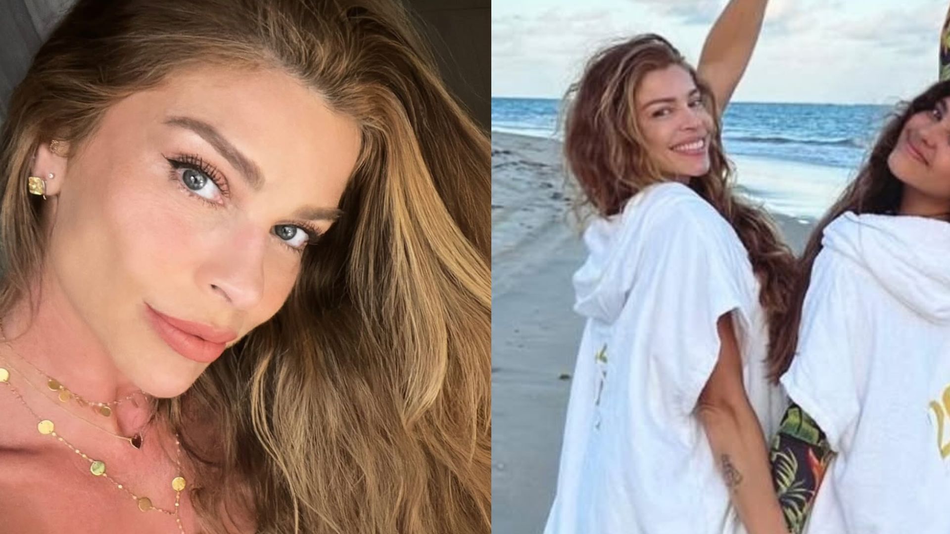 Ela cresceu! Grazi Massafera encanta ao posar com a filha, Sofia, em viagem
