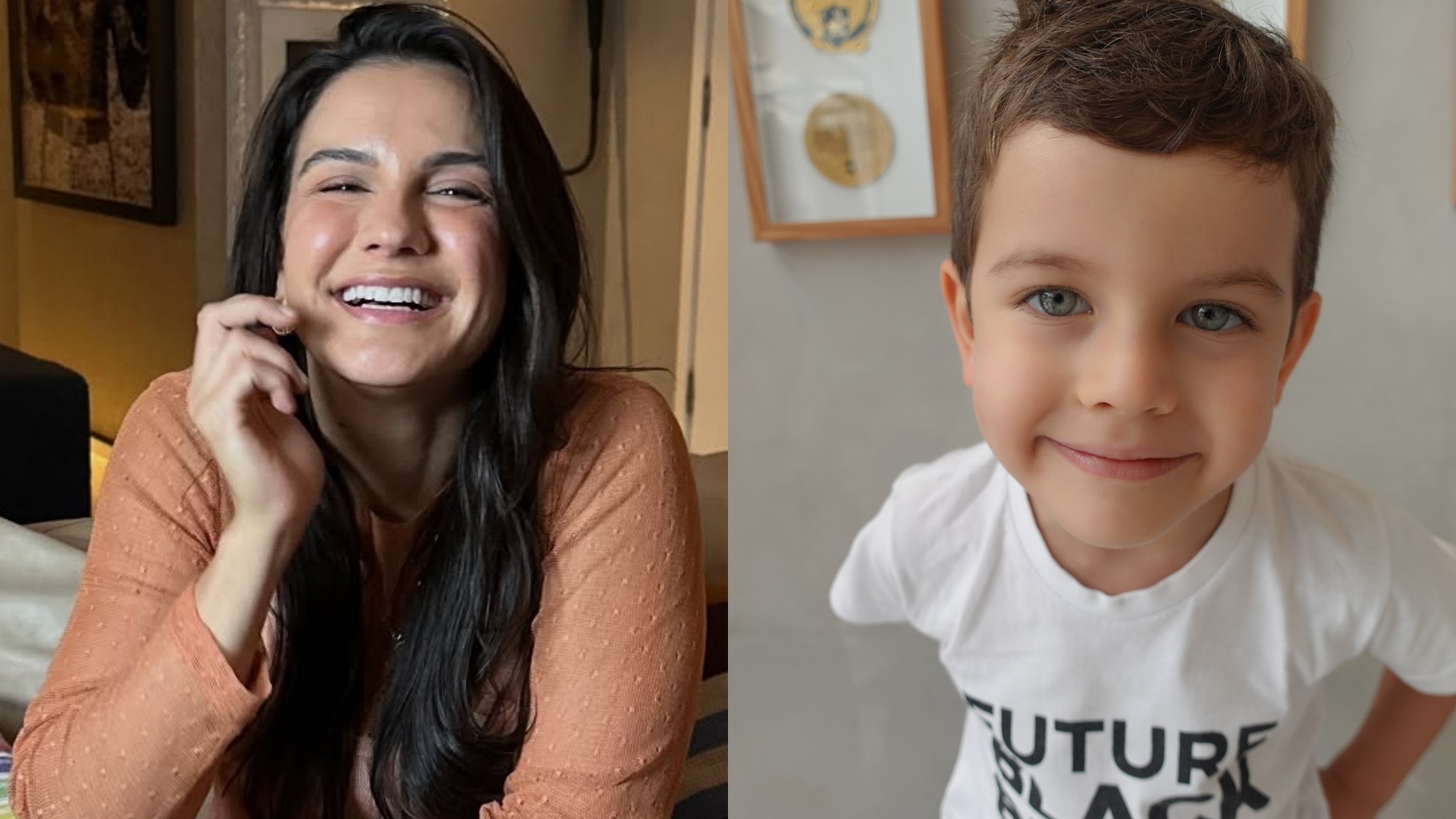 Mulher de Malvino Salvador encanta ao comemorar o aniversário do filho caçula