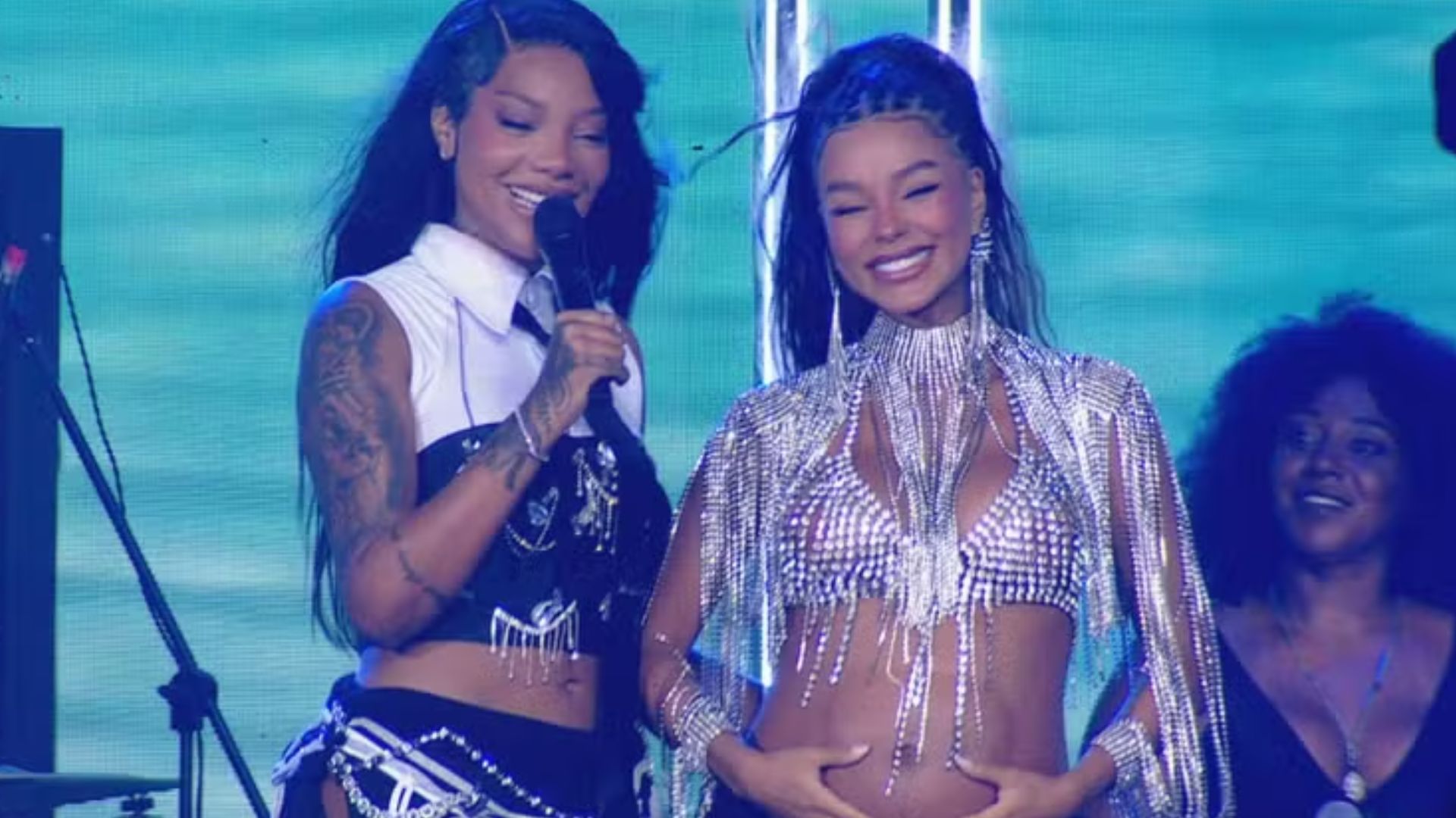 Ludmilla e Brunna Gonçalves revelam nome da primeira filha
