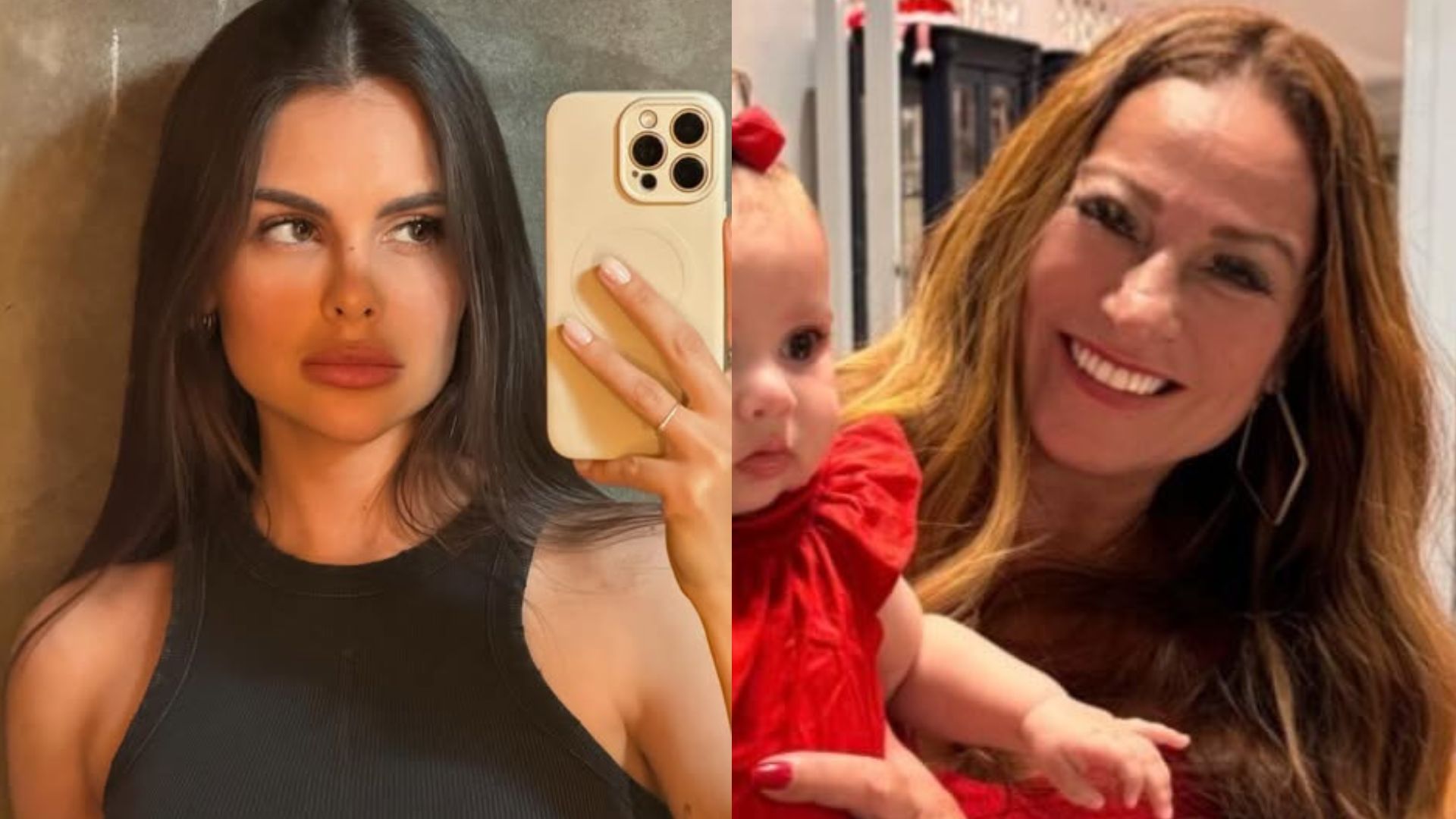 Amanda Kimberlly mostra fotos inéditas de Helena com a mãe de Neymar Jr