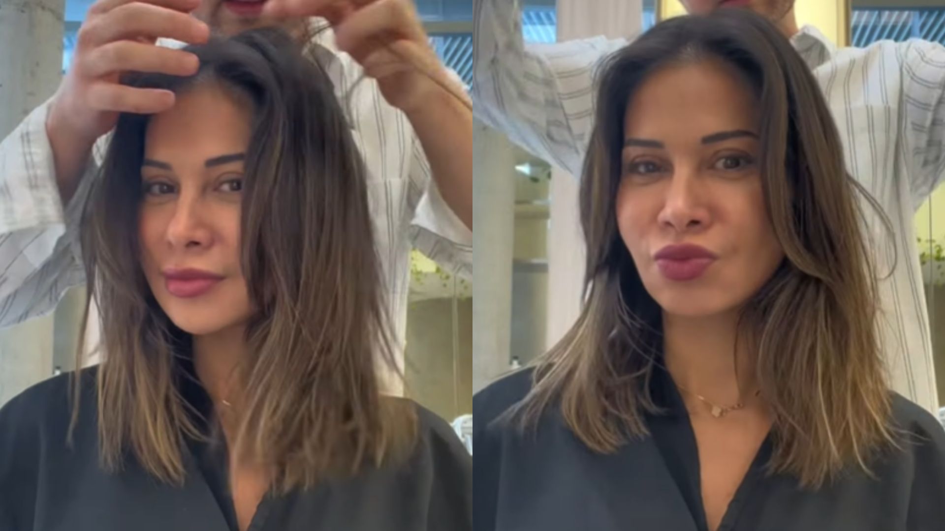 Maíra Cardi radicaliza o visual e impressiona ao surgir com os fios ruivos