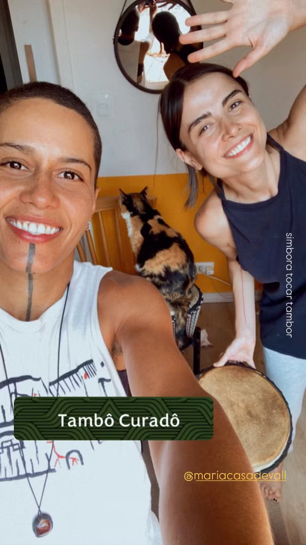 Maria Casadevall publica registro raro com a namorada, Letícia Mares - Foto: Reprodução/Instagram