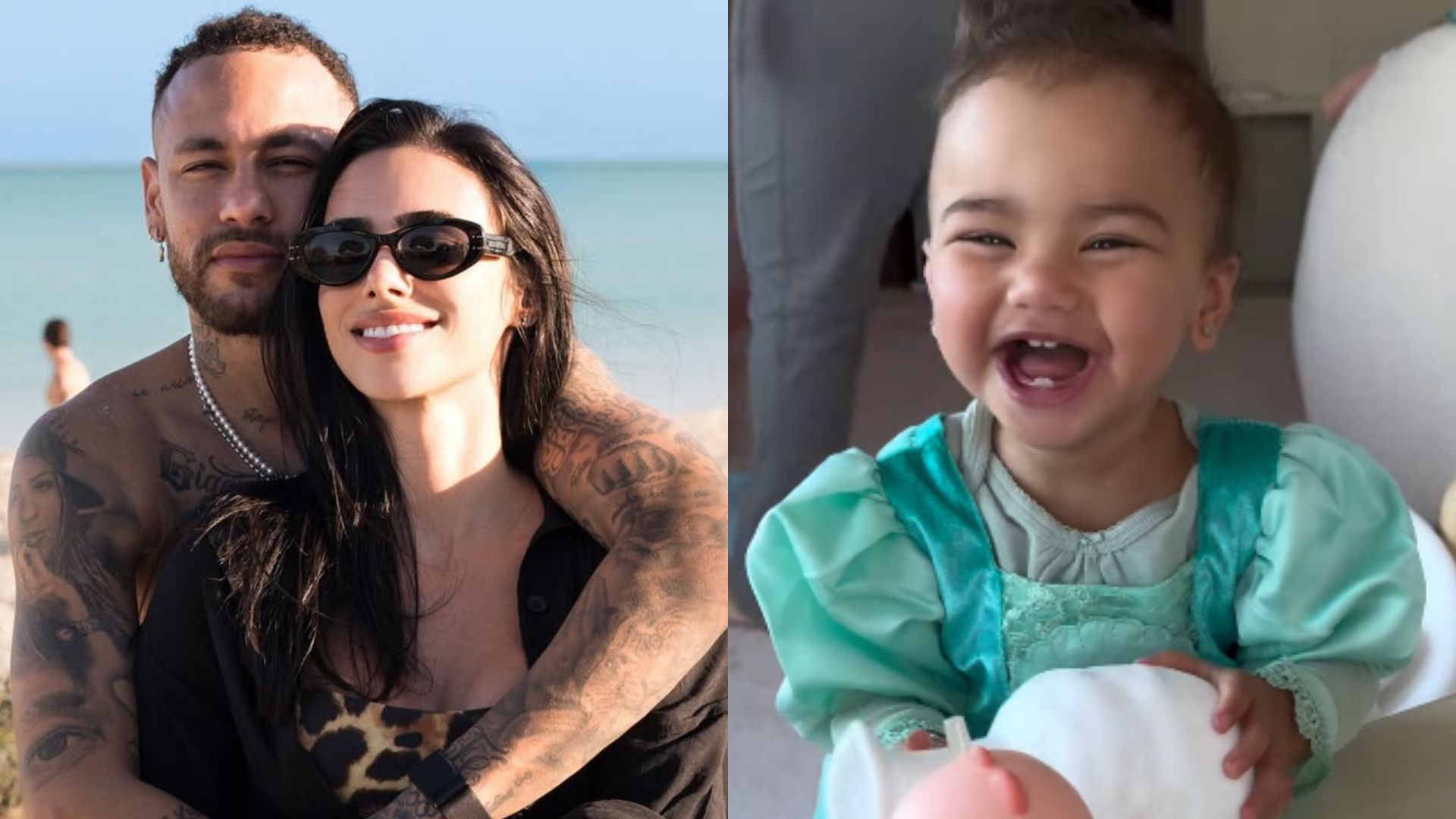 Filha de Neymar e Bruna Biancardi, Mavie surge com fantasia de princesa