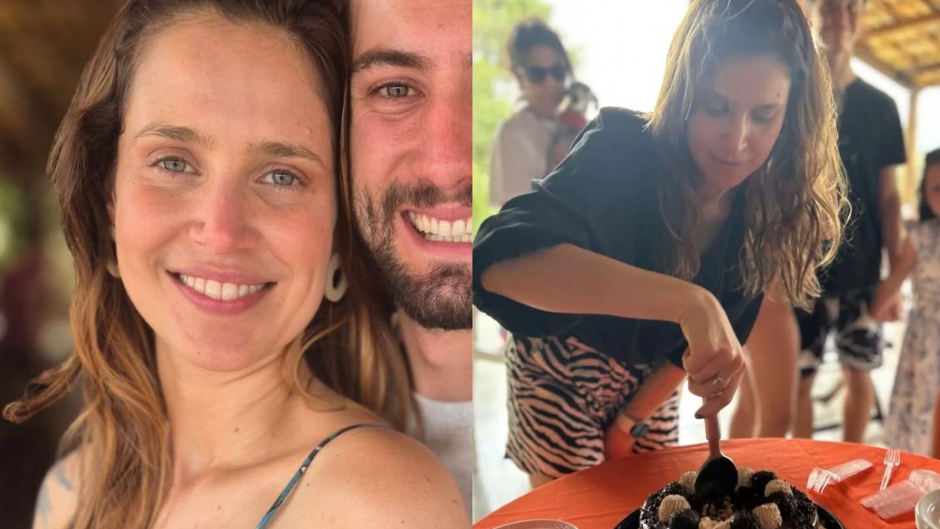 Mel Lisboa celebra aniversário com festinha ao lado do namorado e família
