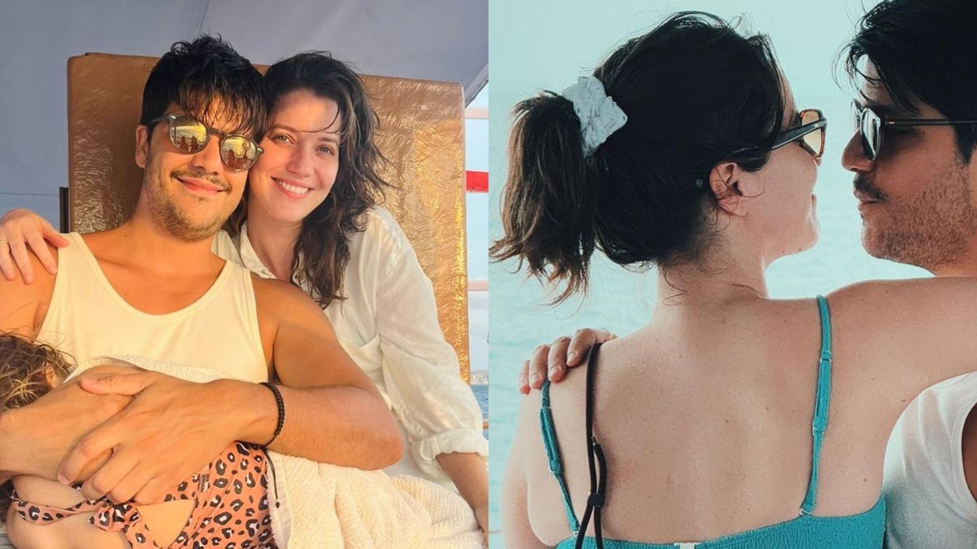 Nathalia Dill surge em clima de romance com o marido durante viagem
