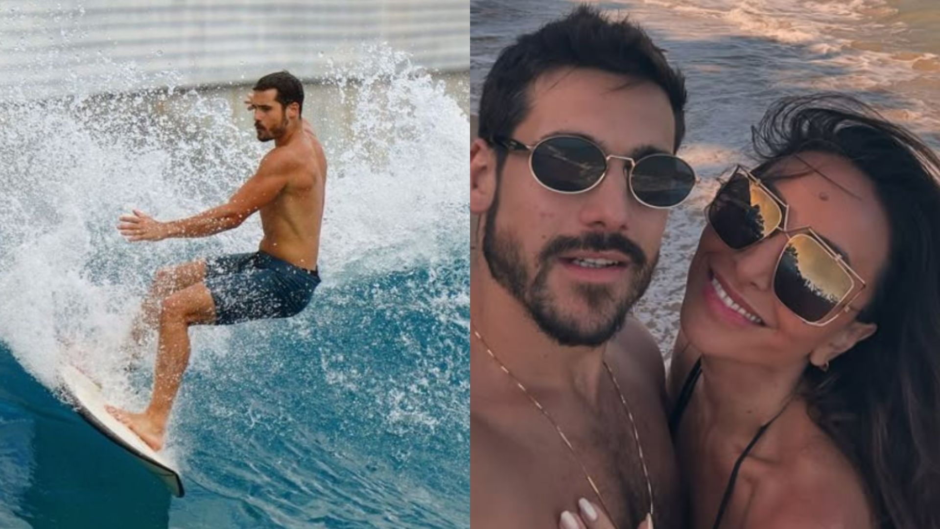 Sabrina Sato se encanta com novo registro de Nicolas Prattes no surfe