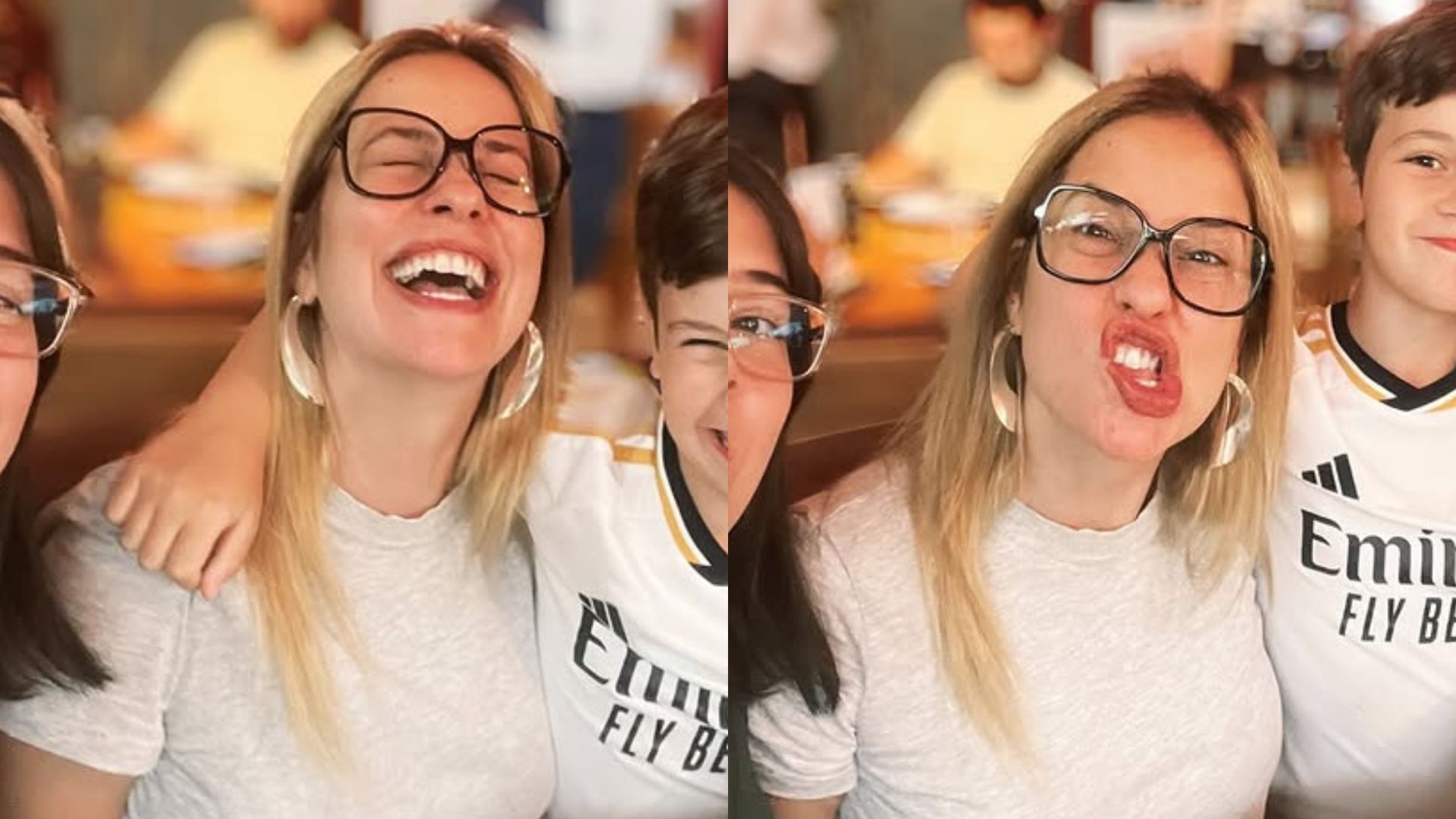 Palomma Duarte encanta ao posar com dois dos três filhos