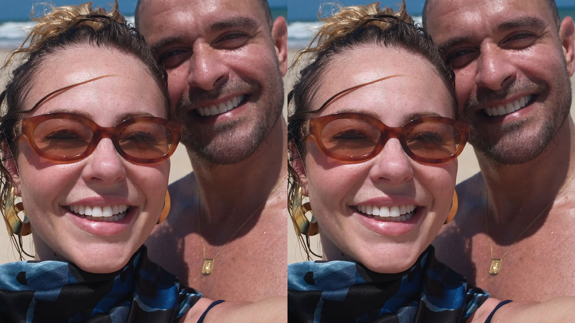 Paolla Oliveira encanta em fotos com Diogo Nogueira e a família