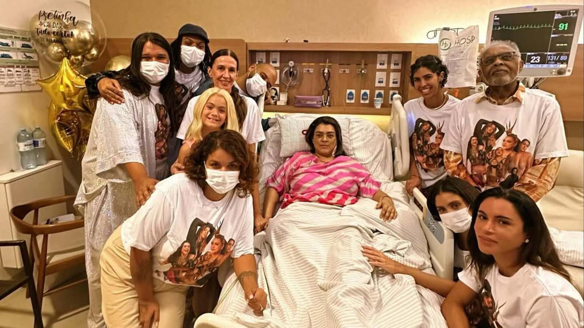 Preta Gil sai da UTI e celebra homenagem de Ivete Sangalo: ‘Alegria’