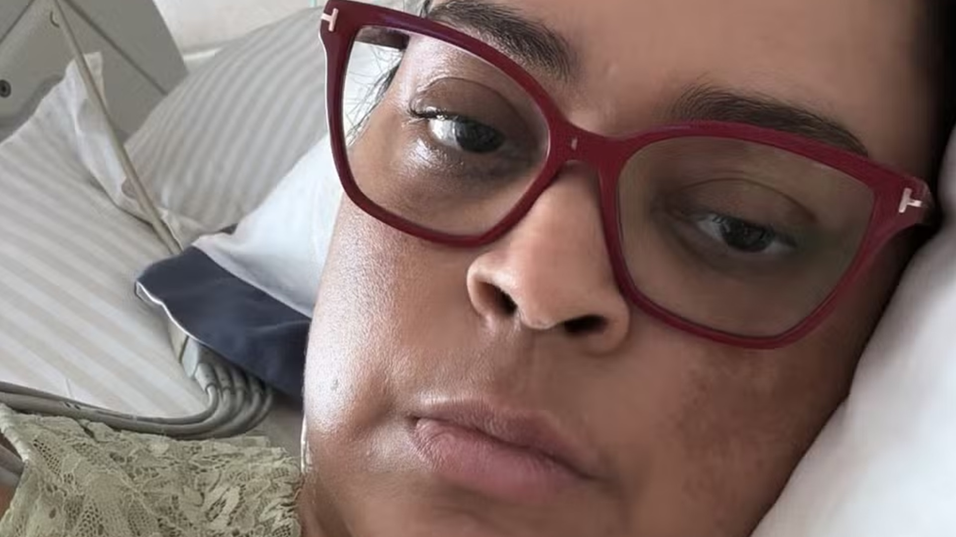 Preta Gil publica nova foto no hospital após cirurgia para retirada de tumores