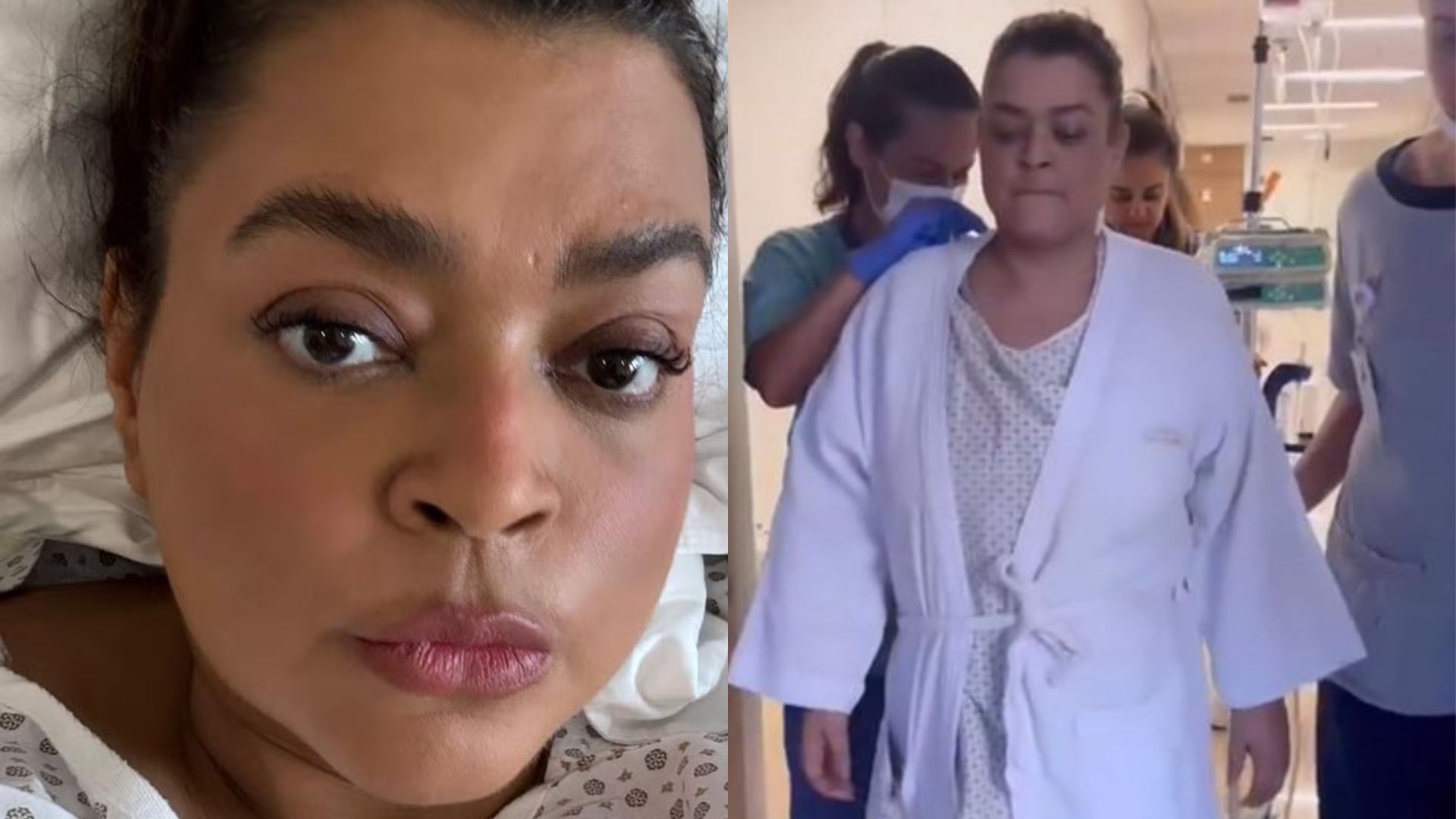 Após caminhar pelo hospital, Preta Gil surge maquiada: “Bom dia”