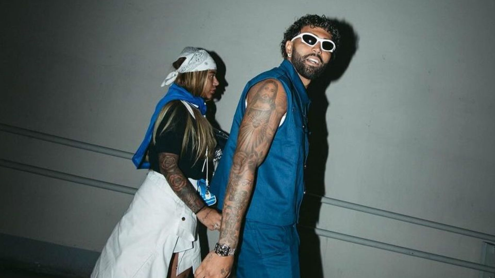 Juntos! Gabigol compartilha registro com Rafaella Santos em nova publicação