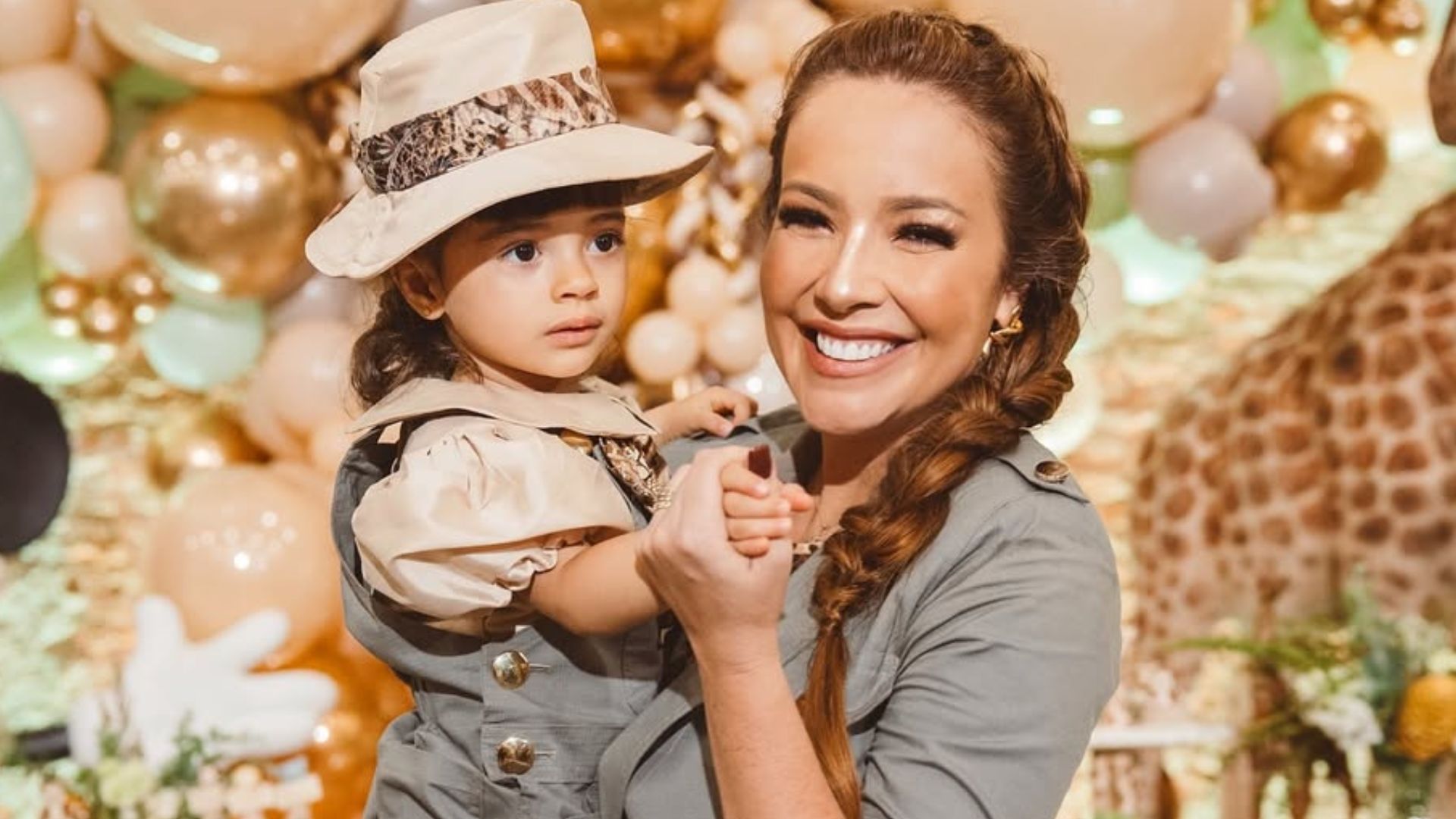 Renata Dominguez encanta com detalhes da festa de aniversário temática da filha