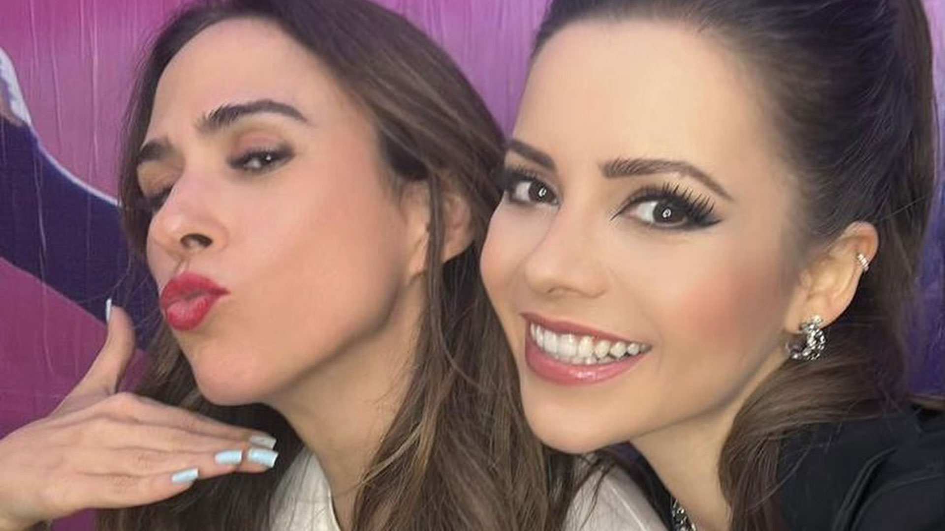 Tata Werneck se declara para Sandy em aniversário: ‘Sou fã’
