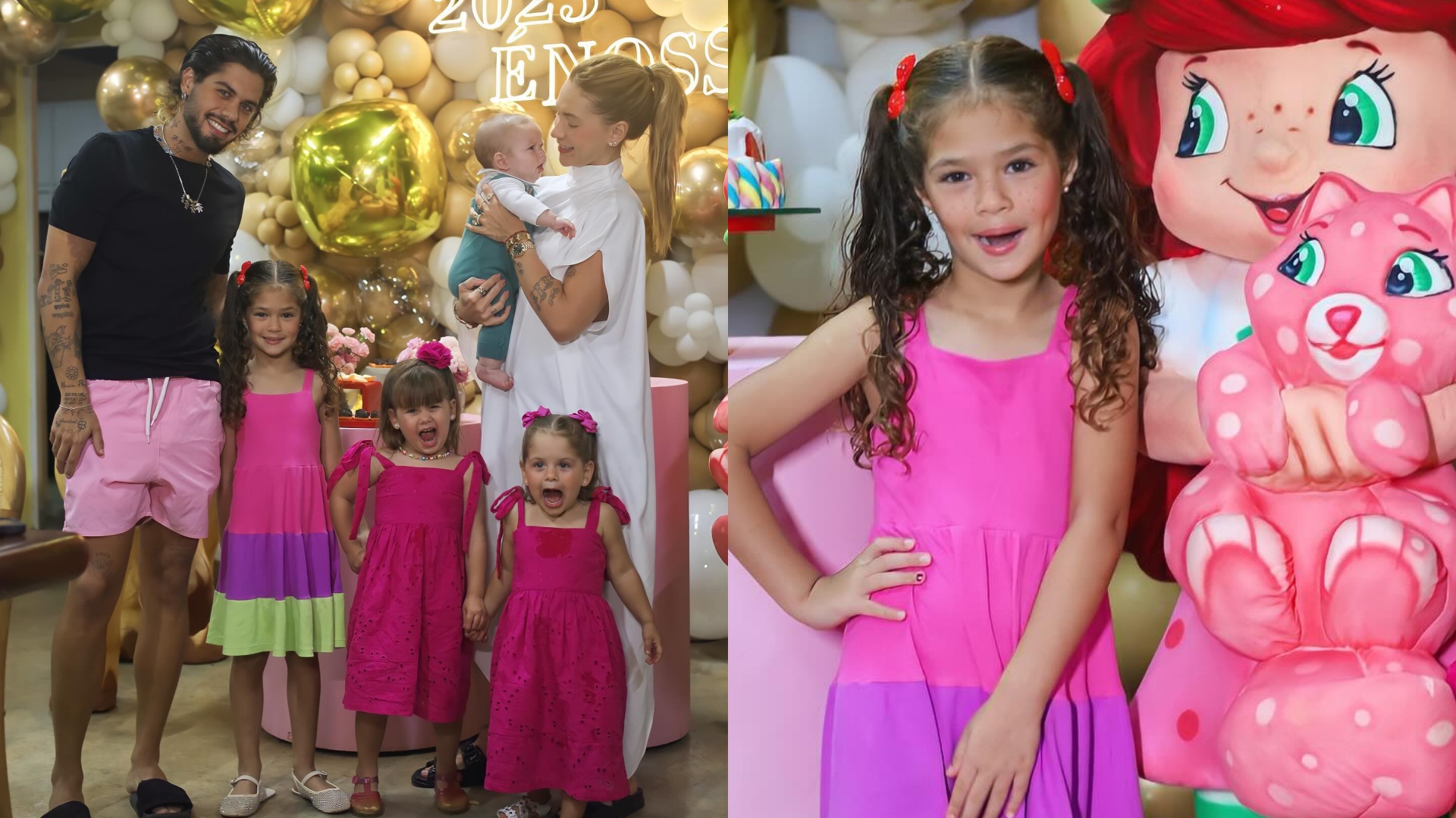 Virginia Fonseca mostra festa de aniversário da filha de Pedro Leonardo
