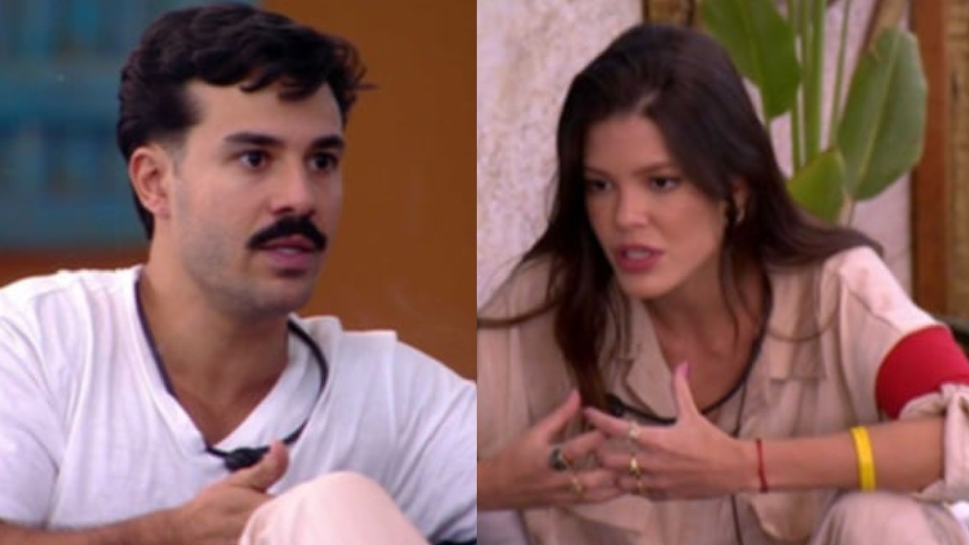BBB 25: Vitória Strada tem DR com Mateus após desentendimento