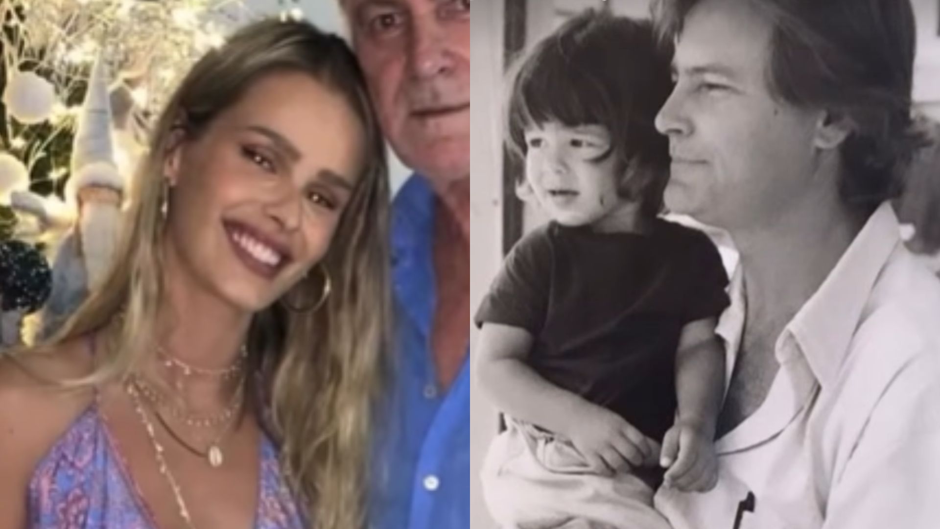 Yasmin Brunet divide fotos raras com o pai em homenagem especial