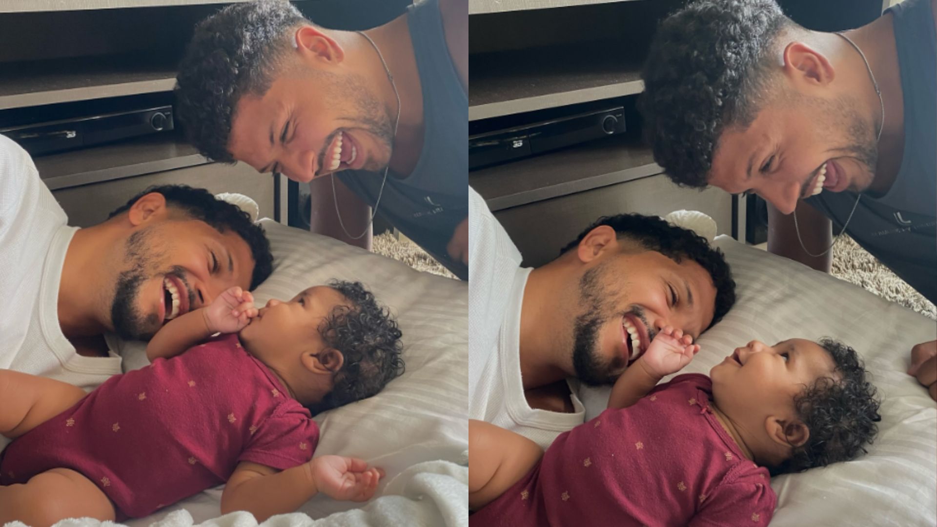 Irmão gêmeo de Yuri Lima repercute na web ao surgir com a sobrinha, Nala: “O papai duplicou”
