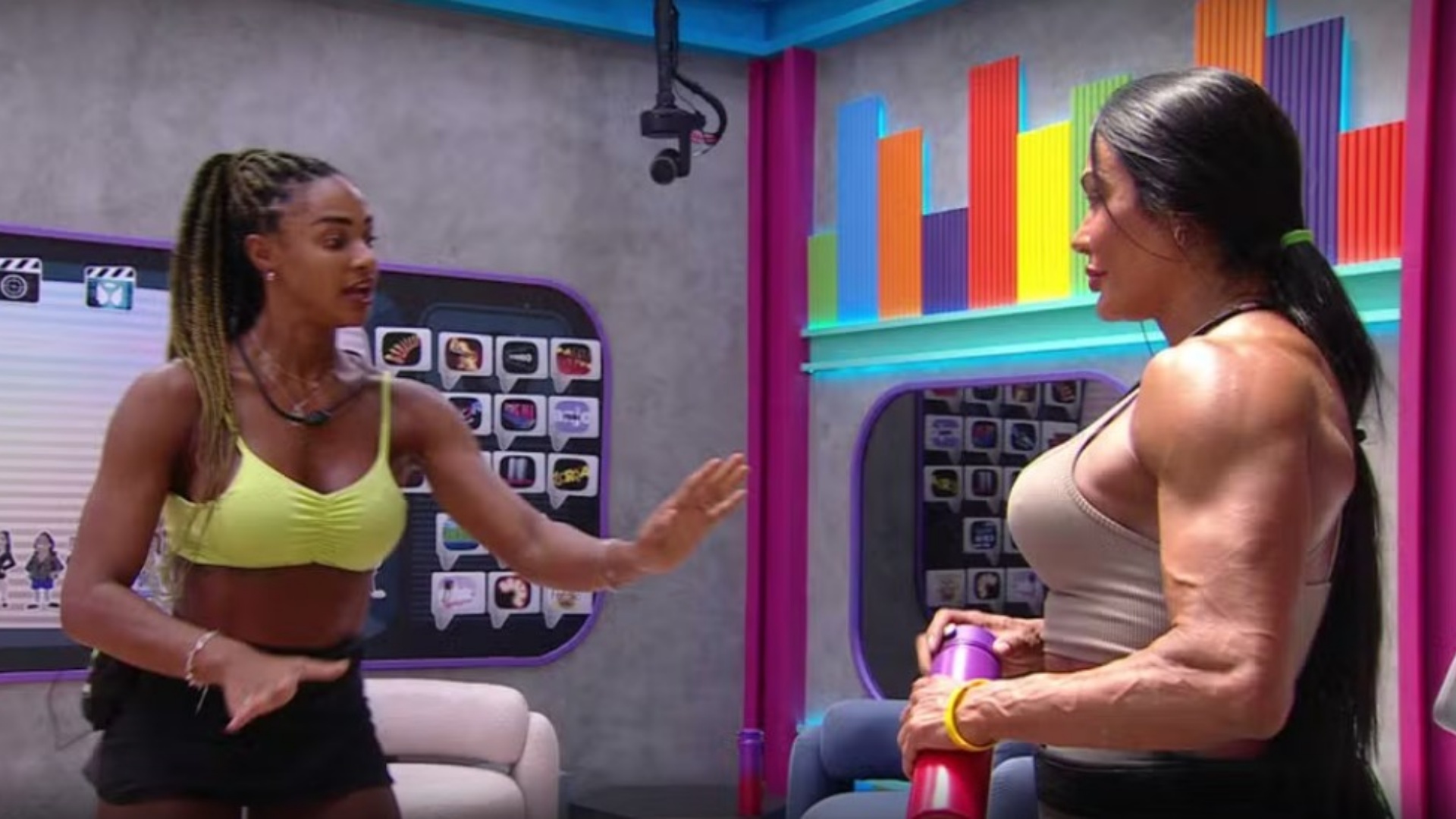 BBB 25: Aline e Gracyanne Barbosa se desentendem: ‘Não falasse nada’