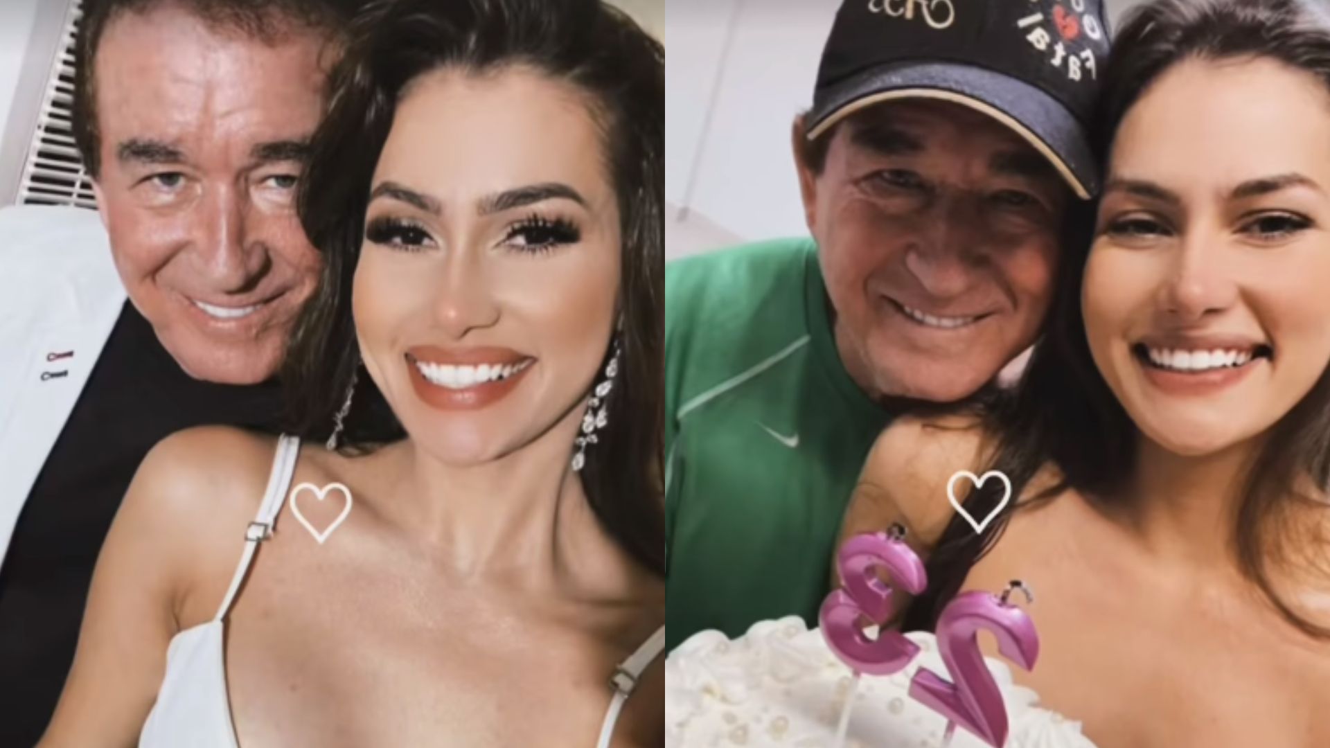 Namorada de Amado Batista celebra 23 anos ao lado do cantor: “Dia especial”
