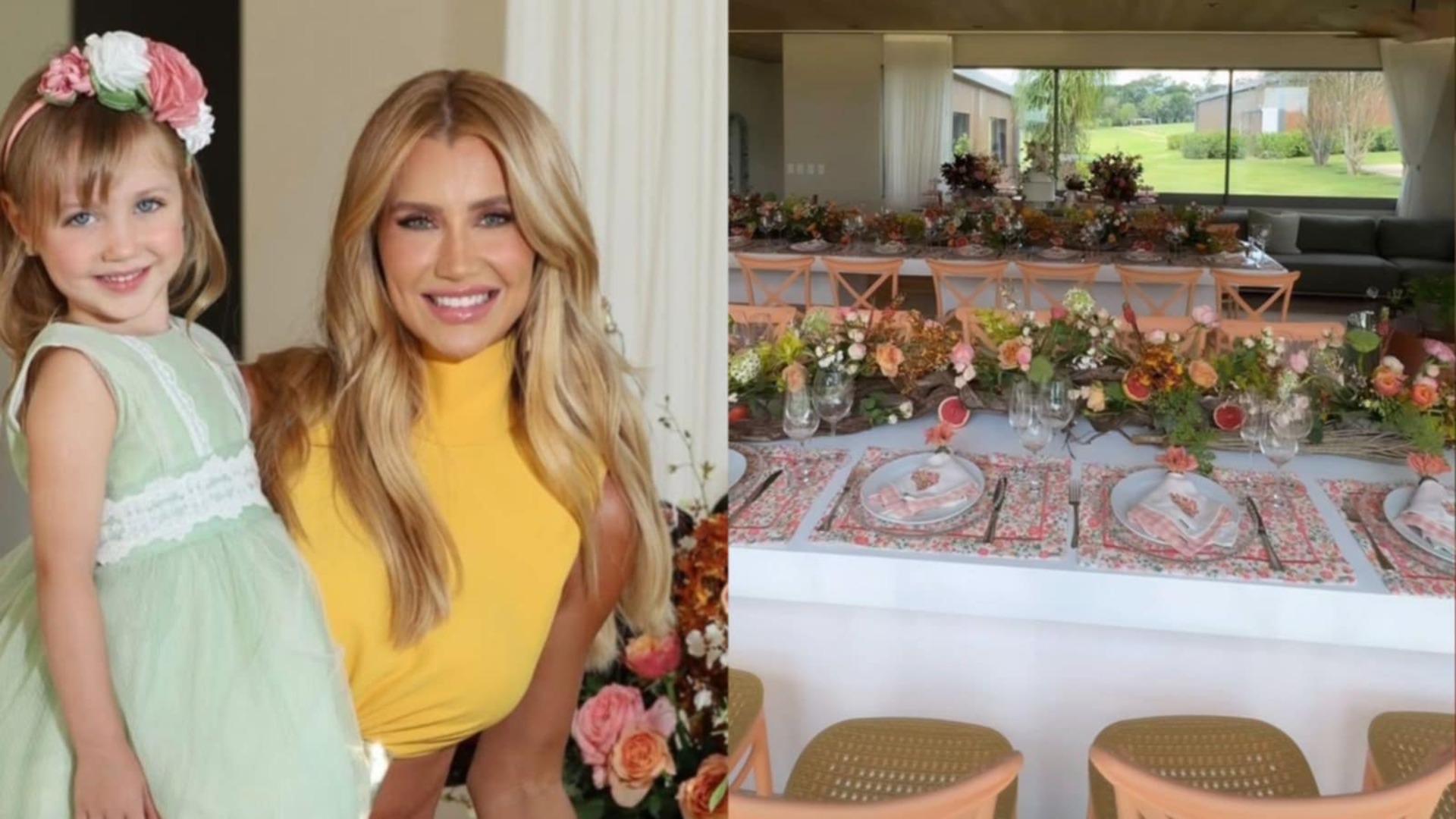 Ana Paula Siebert faz almoço antecipado ‘simples’ para seu aniversário; veja