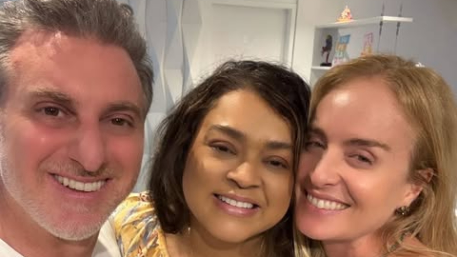 Angélica e Luciano Huck visitam Preta Gil: ‘Como é bom estar com você’