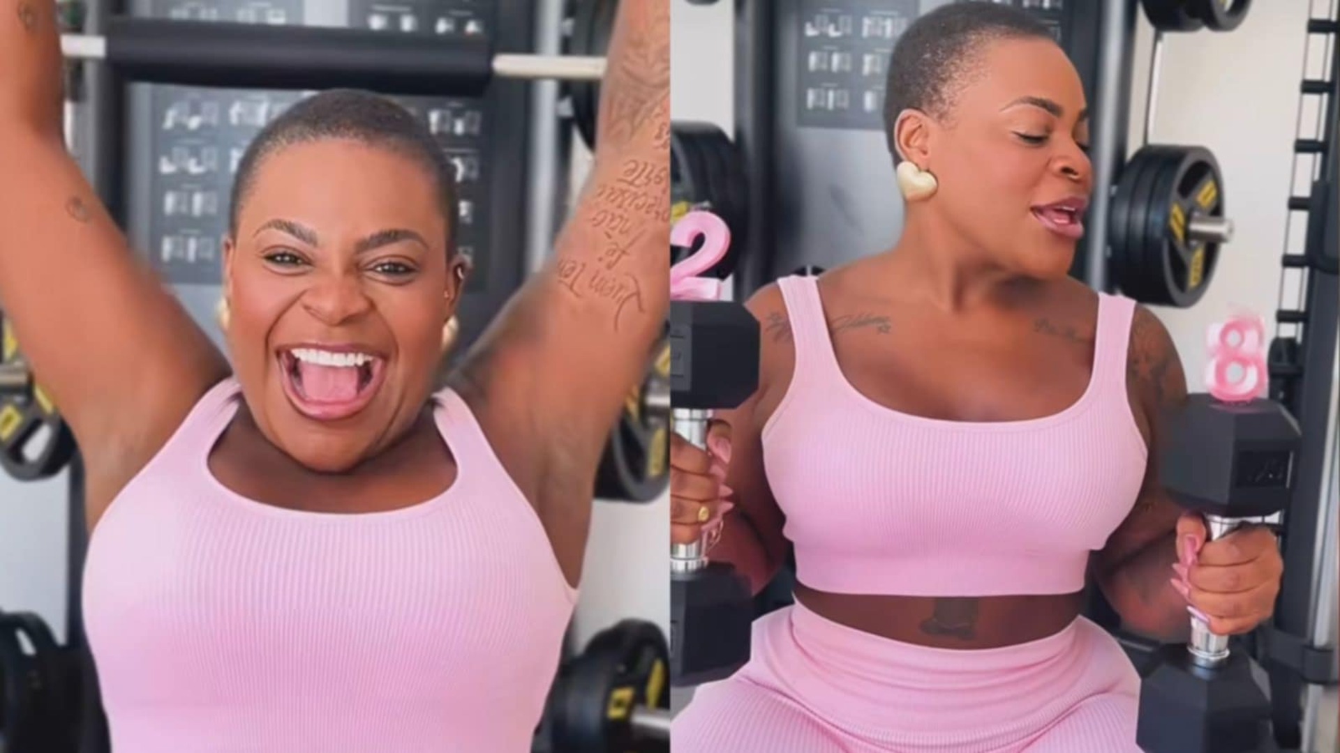 Jojo Todynho celebra chegada dos 28 anos exibindo novo corpo na academia