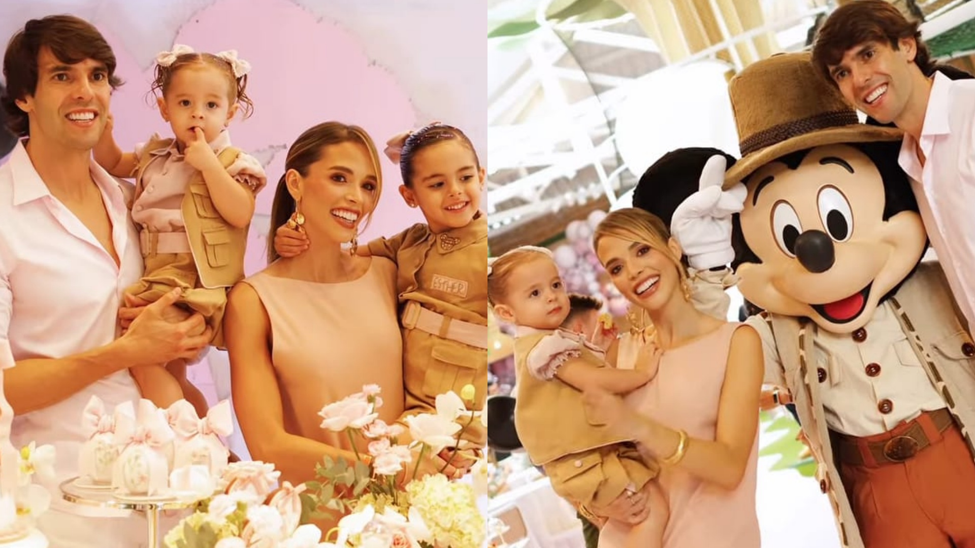 Filha caçula de Kaká ganha festa luxuosa em seu aniversário de 2 anos
