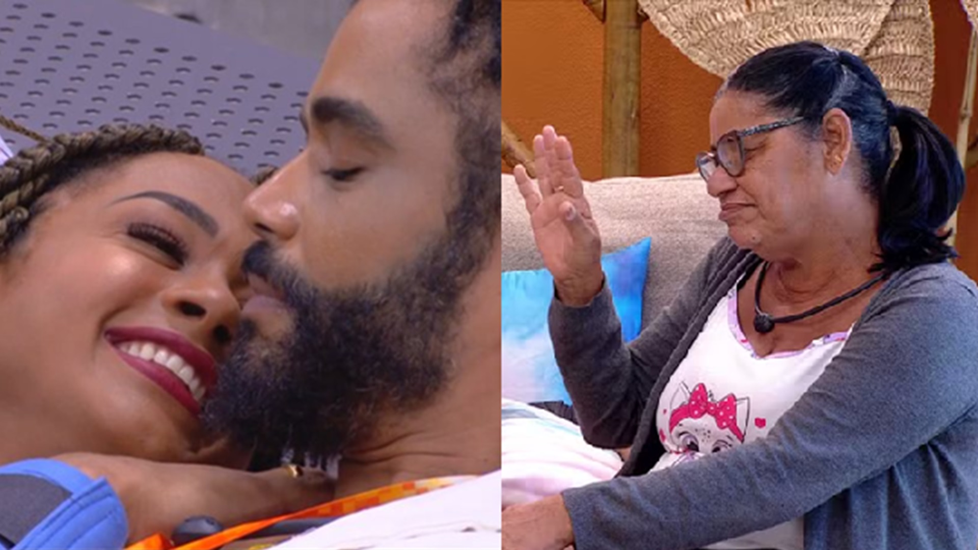 BBB 25: Delma se incomoda com Aline e Diogo e comenta: ‘Acho muito difícil’