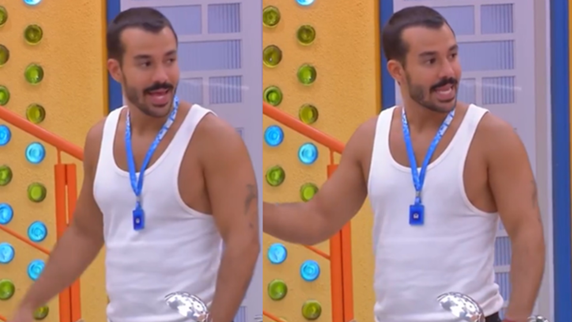 BBB 25: Mateus leva punição durante conversa com sisters