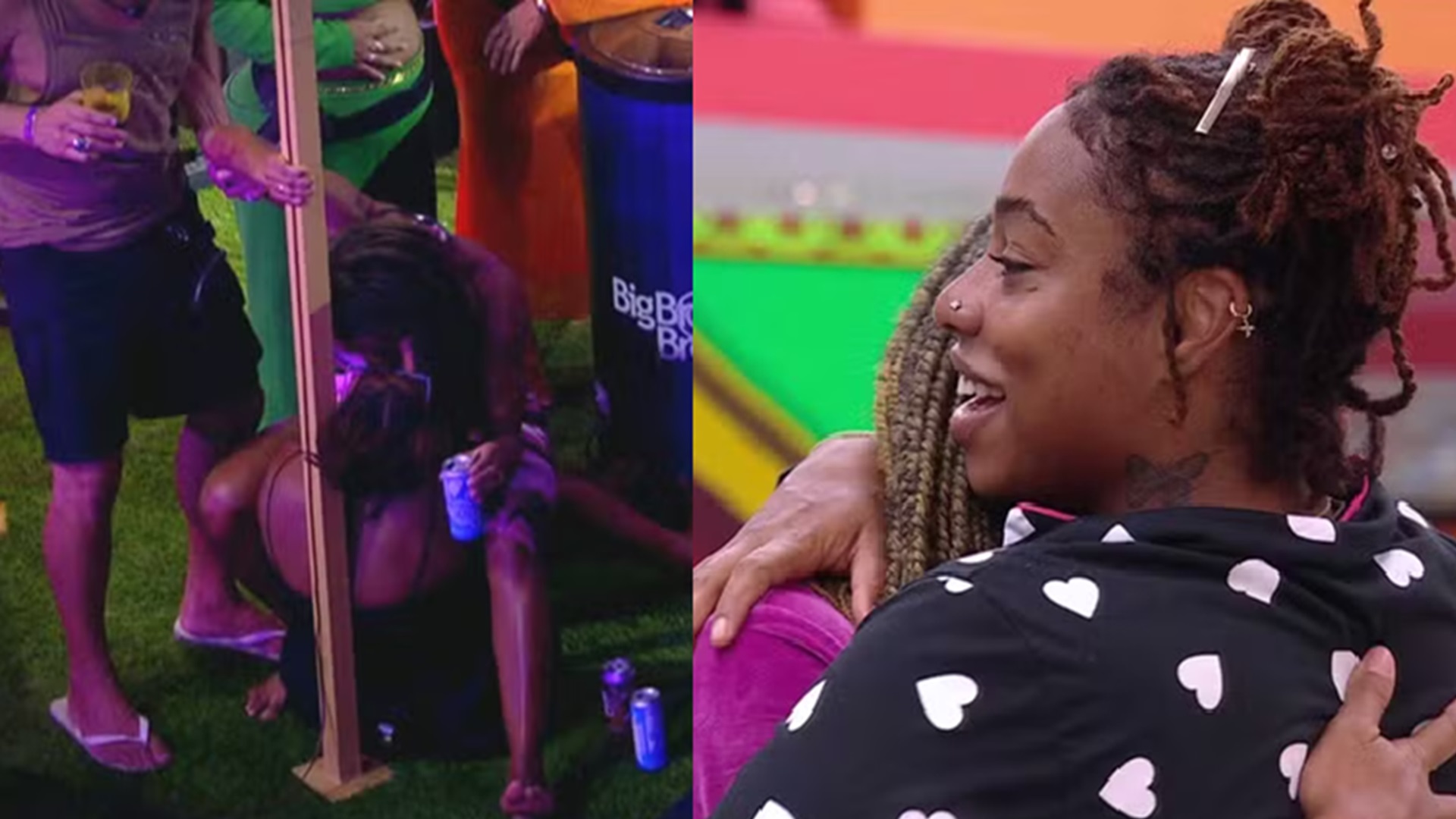 Irmã de Aline comenta beijo da policial em Thamiris no BBB 25: ‘Resenha’