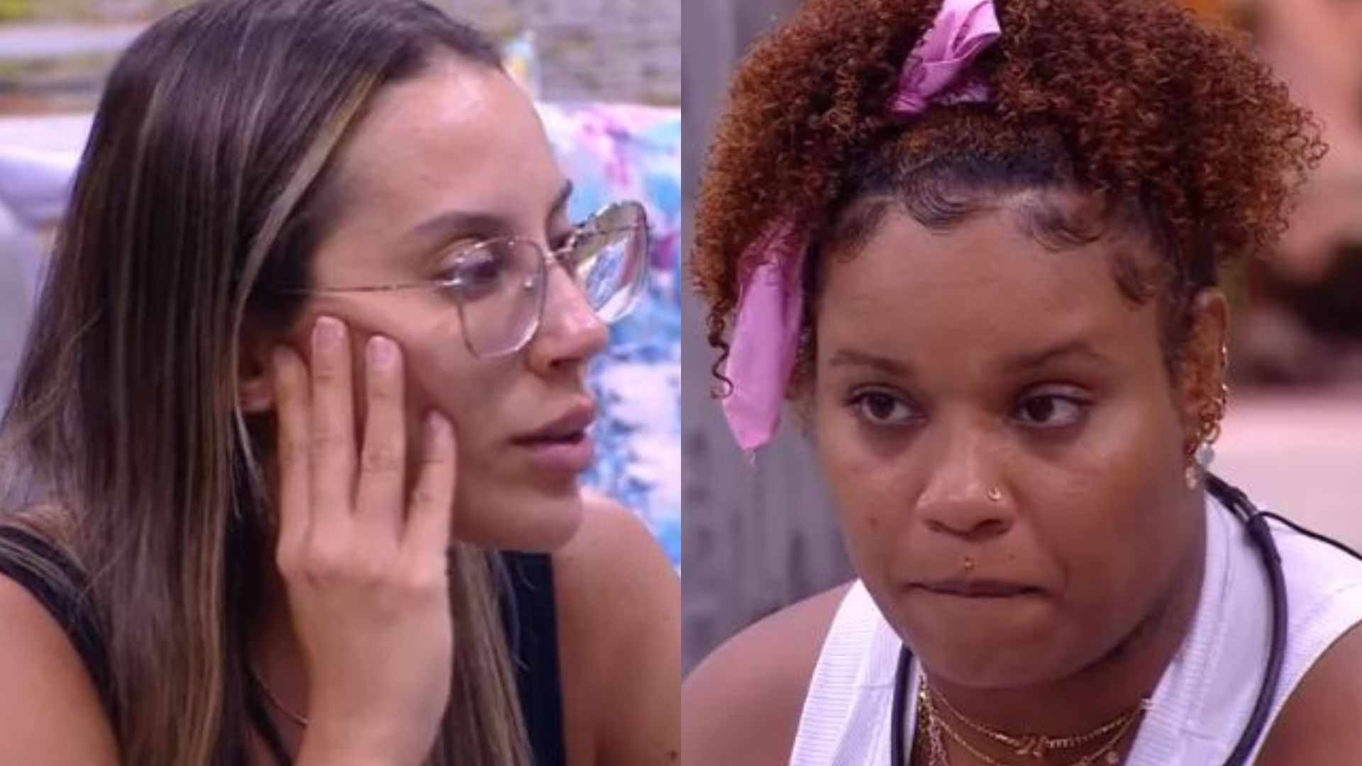 BBB 25: Camilla conversa com Renata e alerta sobre participante: ‘Abre o olho’