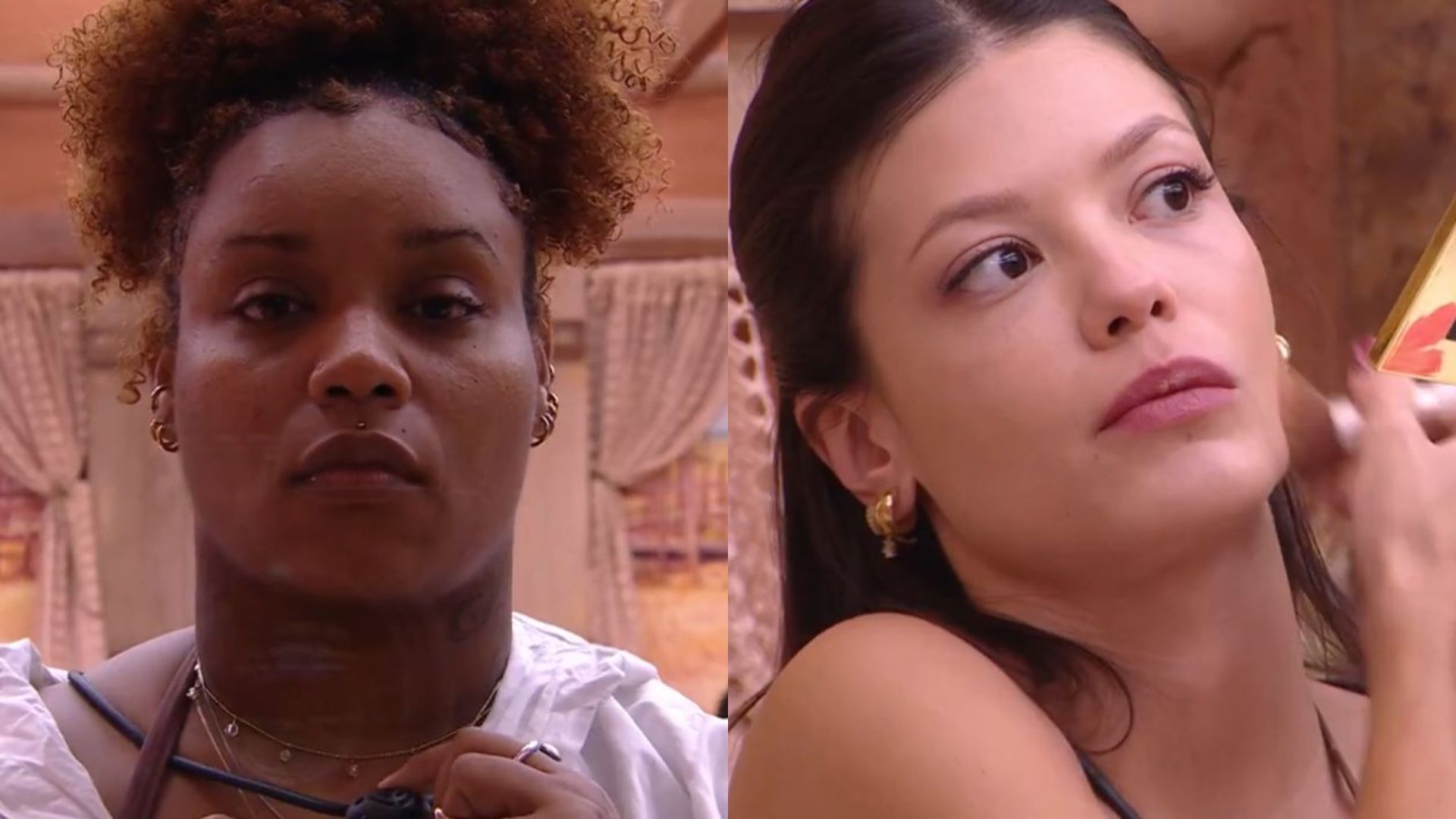 BBB 25: Após discussão, Camilla e Vitória Strada protagonizam clima de tensão no Quarto Nordeste
