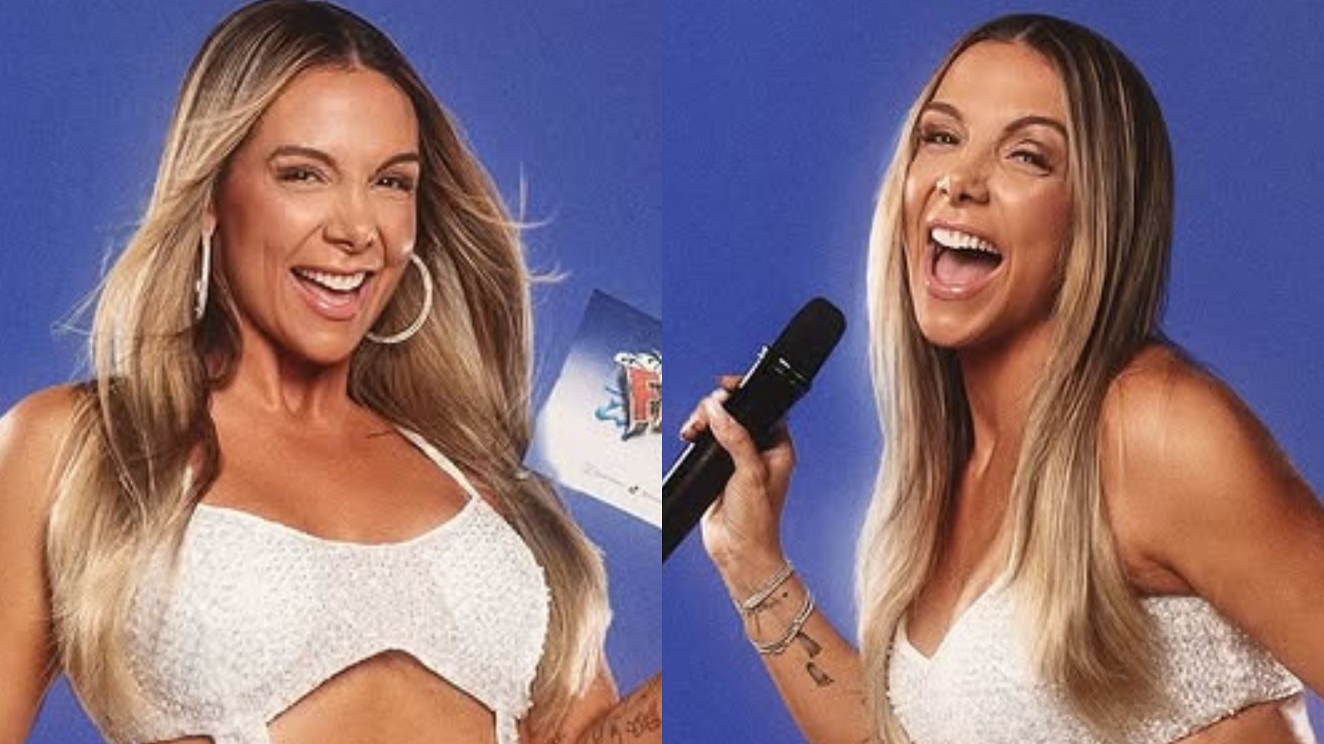 Carla Perez surge em foto usando look inspirado no programa Fantasia